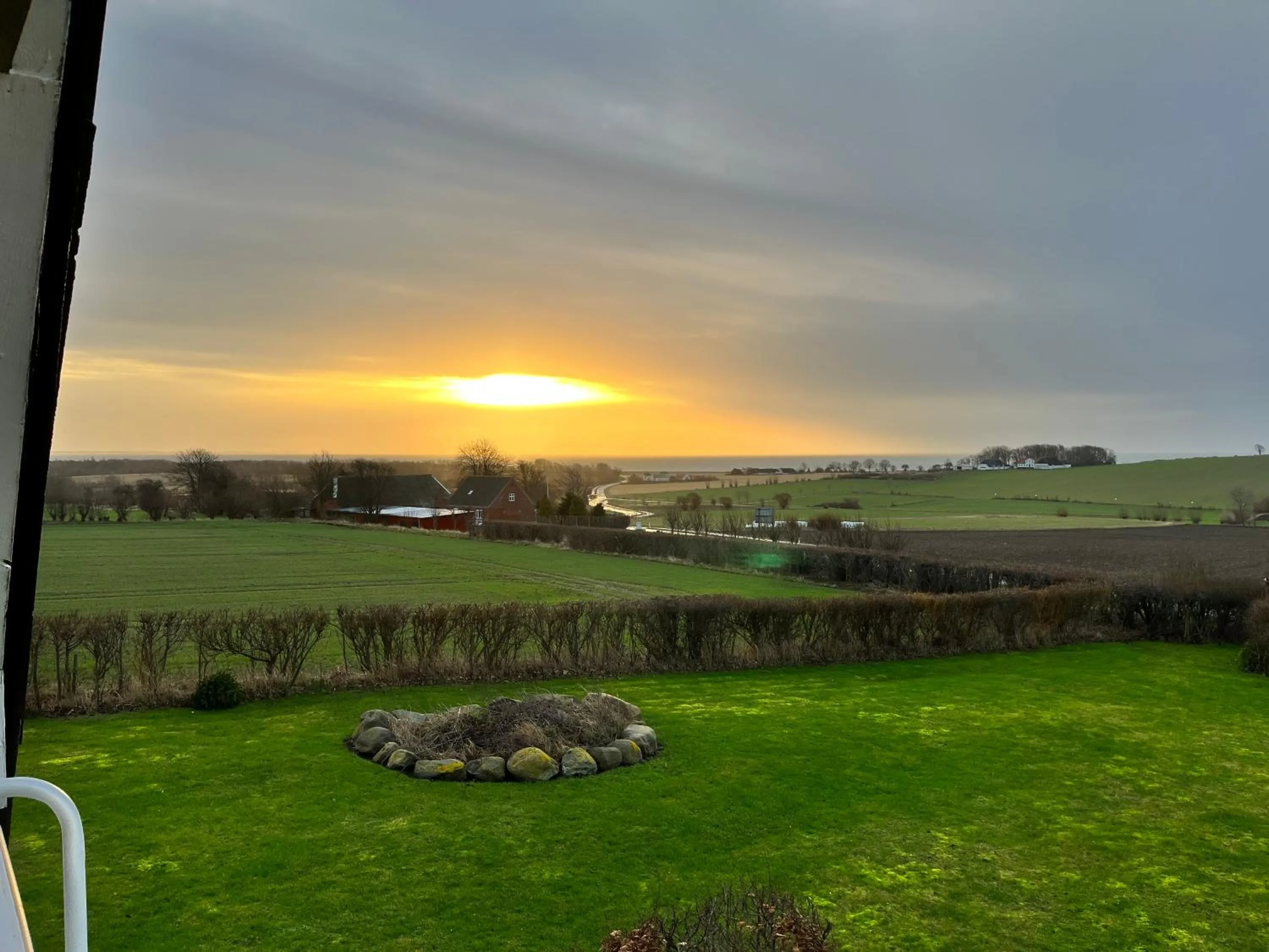 Natural landscape in Apartment Ruhetgaard Bed & kitchen