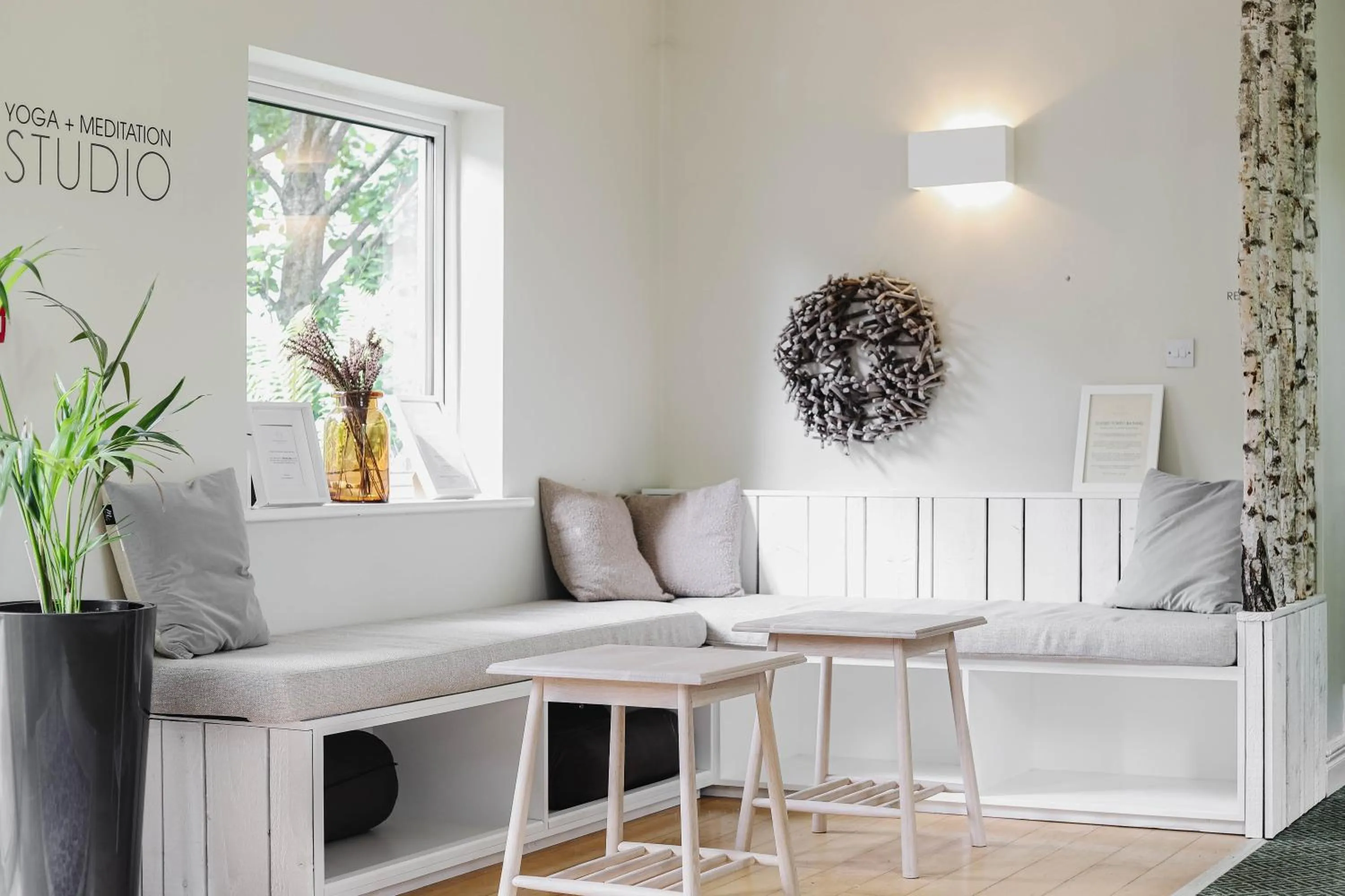 Seating area in Powerscourt Springs Health Farm