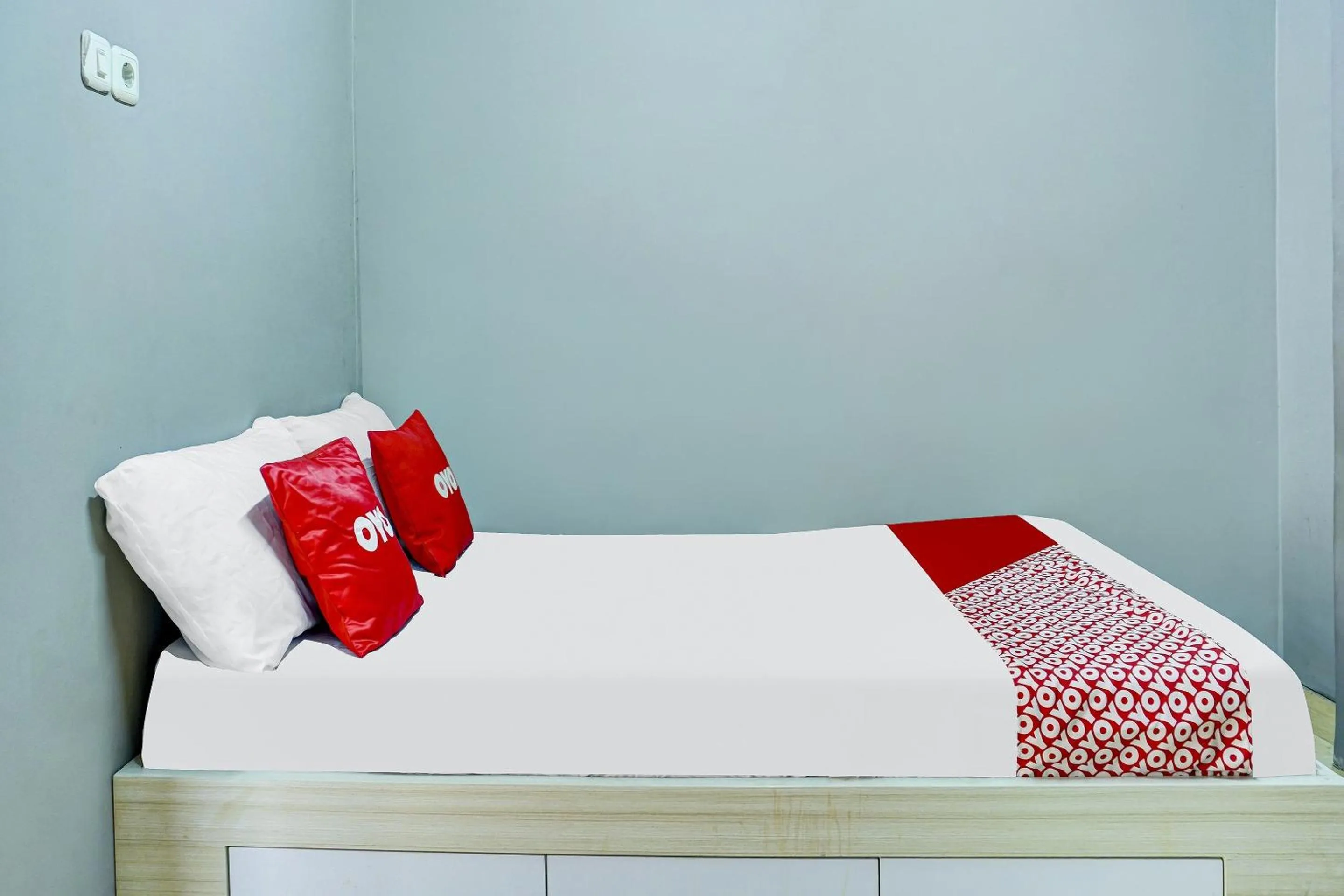 Bedroom in OYO Life 91205 Rindang Guesthouse Syariah