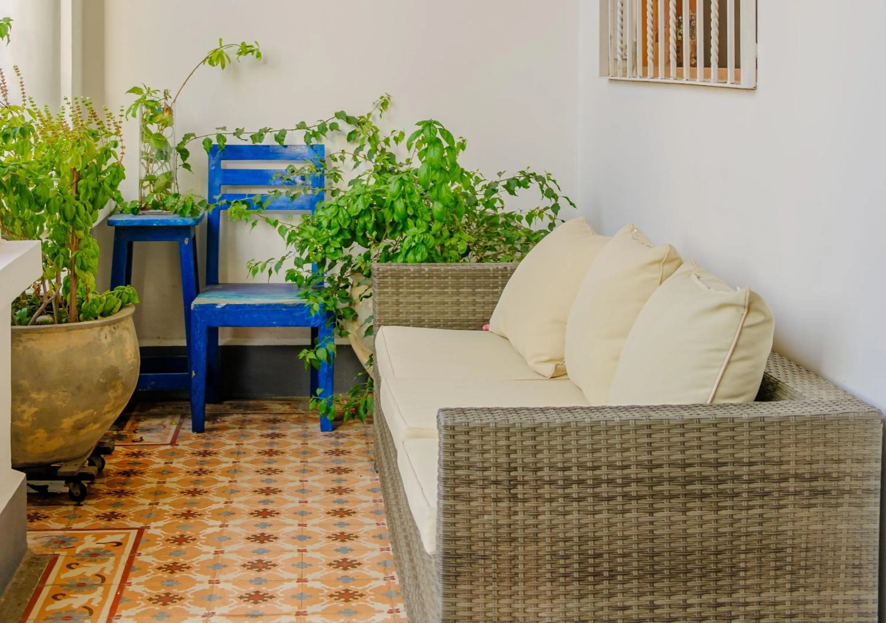 Living room in Casa Rosa - Alma Hotels