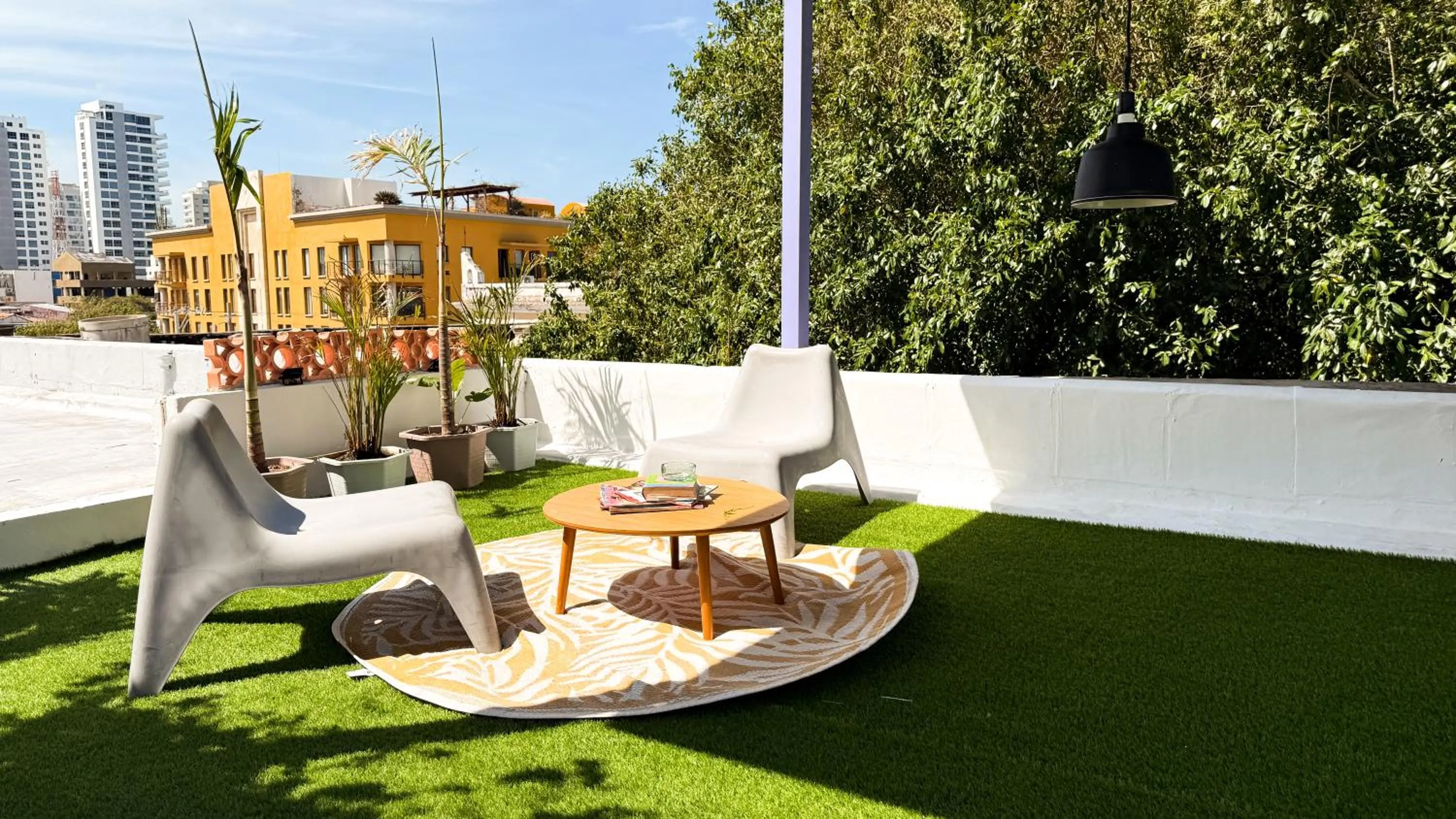 Living room in Casa Rosa - Alma Hotels