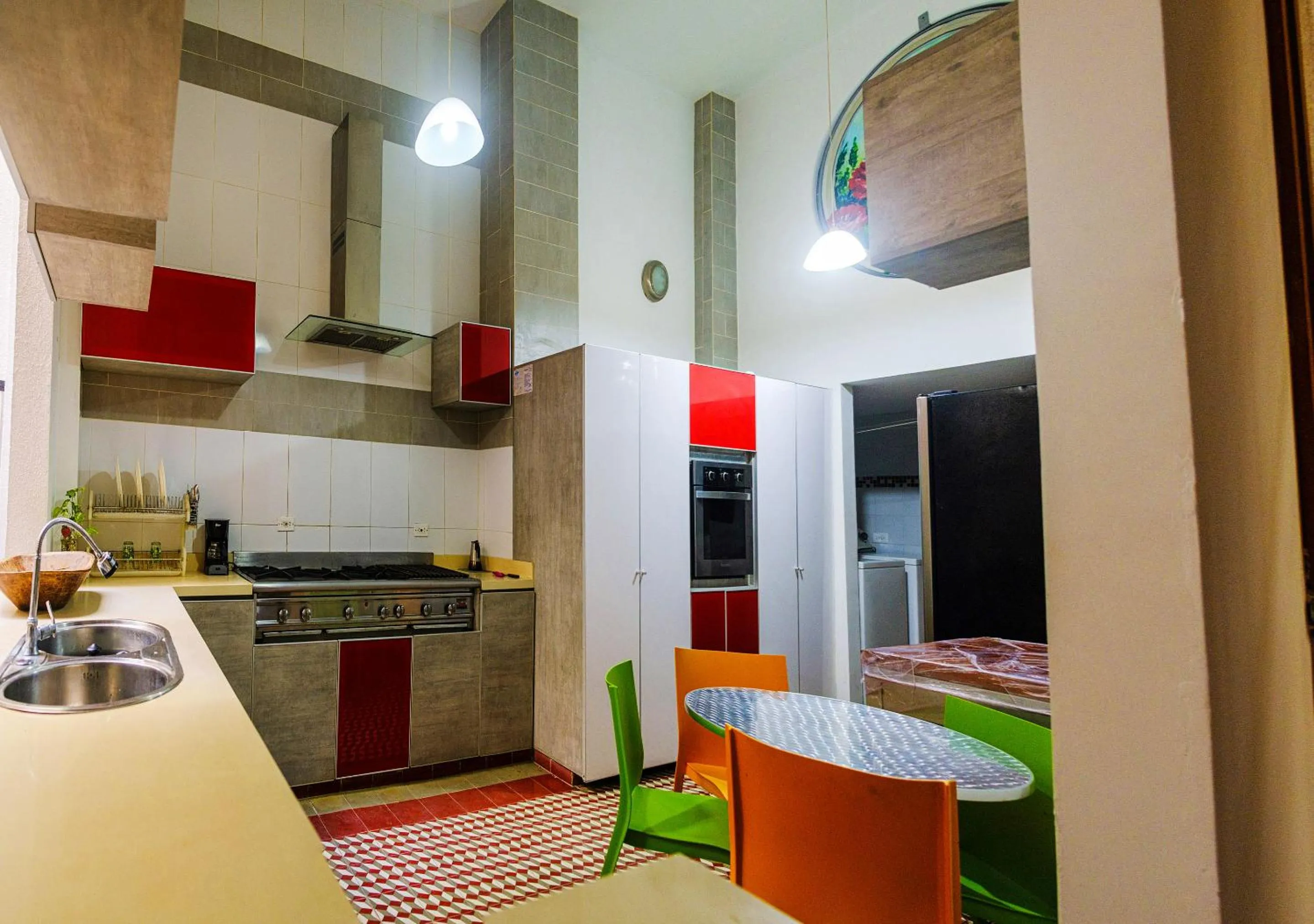 Kitchen or kitchenette in Casa Rosa - Alma Hotels