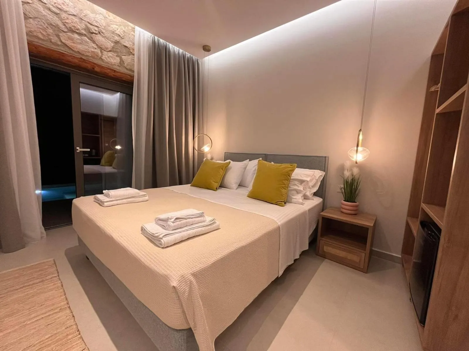 Bed in Pelagos Blue Zante