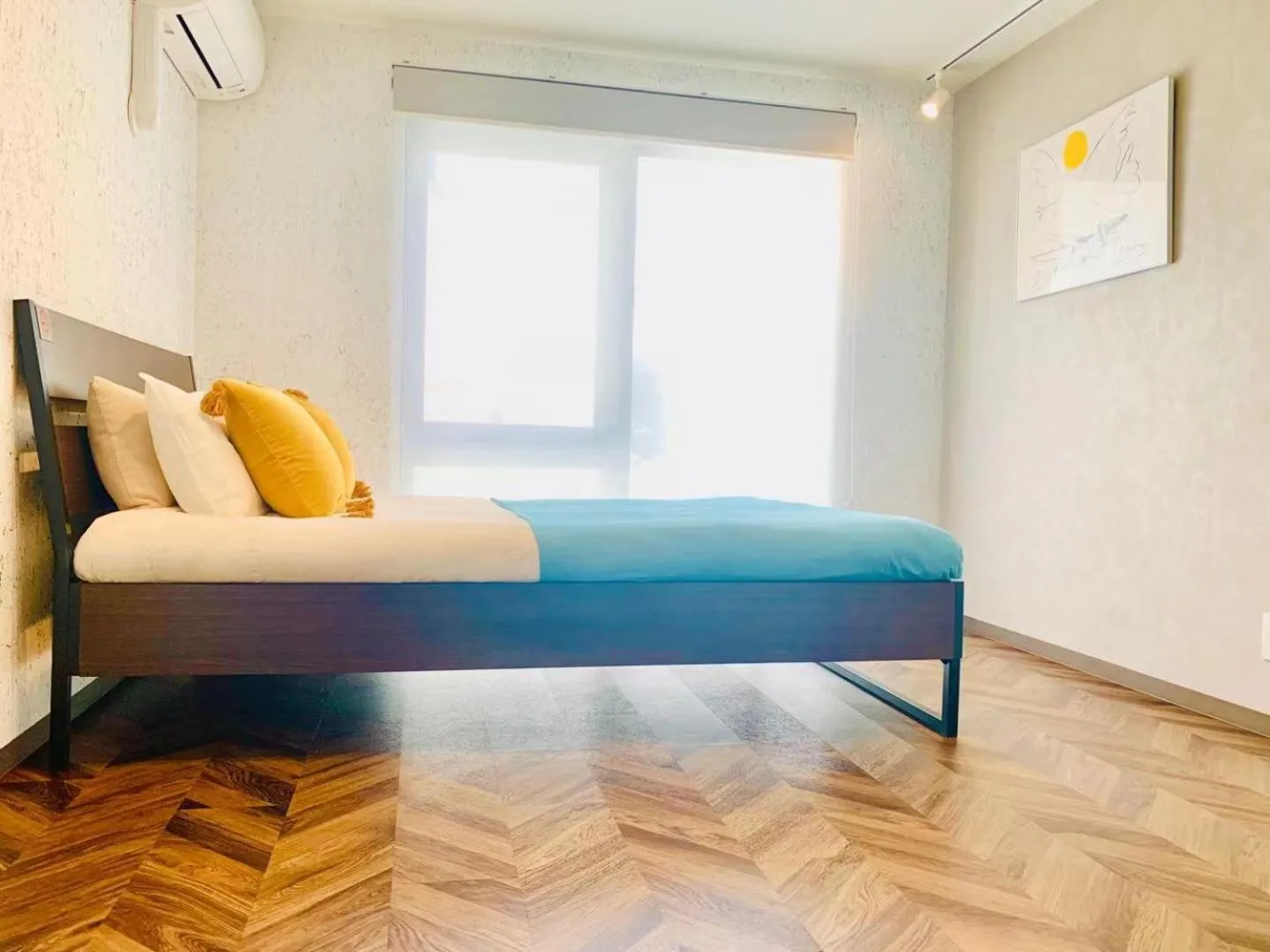 Decorative detail, Bed in TIME SHARING STAY Ikebukuro