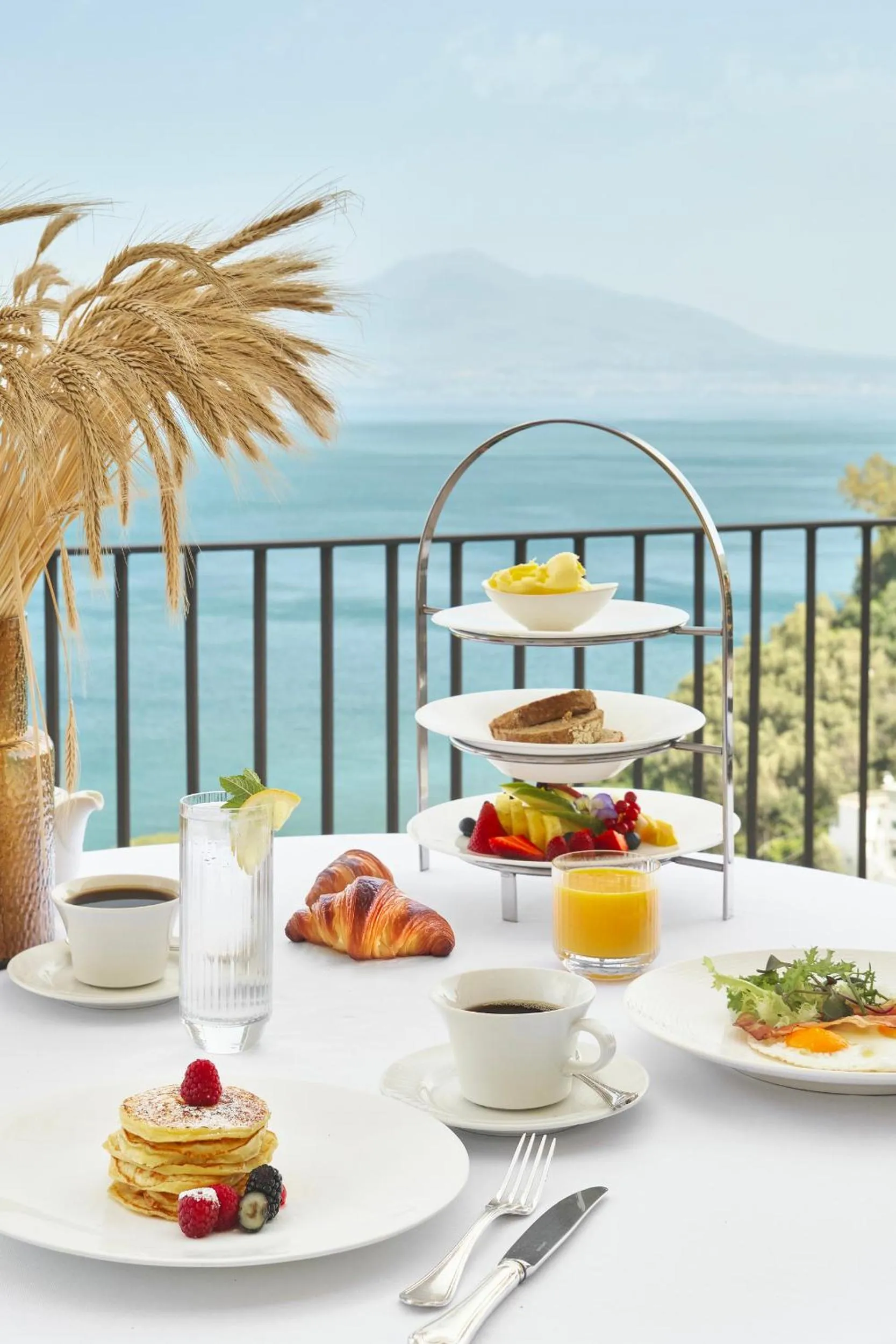 Continental breakfast in Grand Hotel Angiolieri