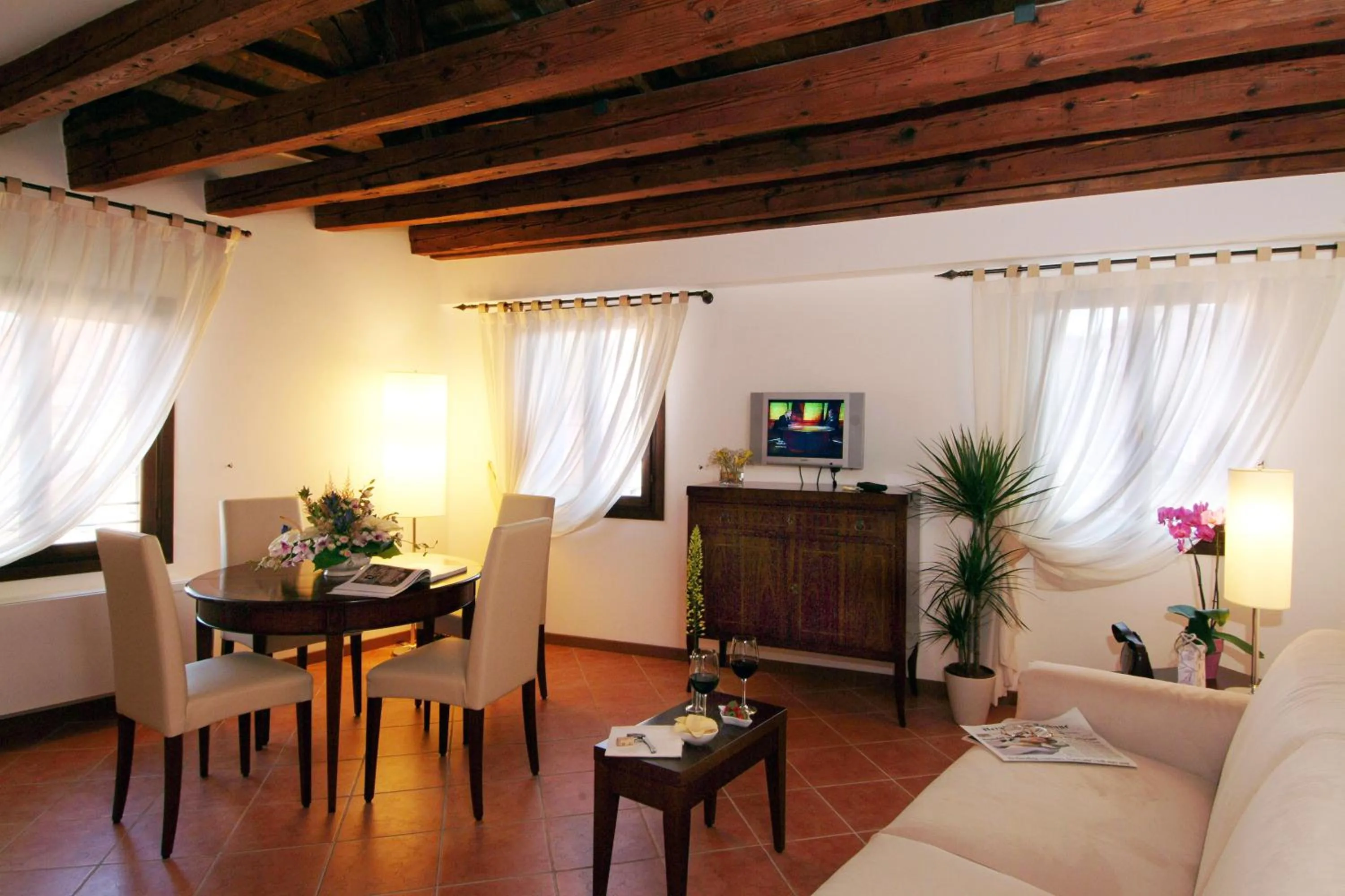 Living room in Residence Corte Grimani