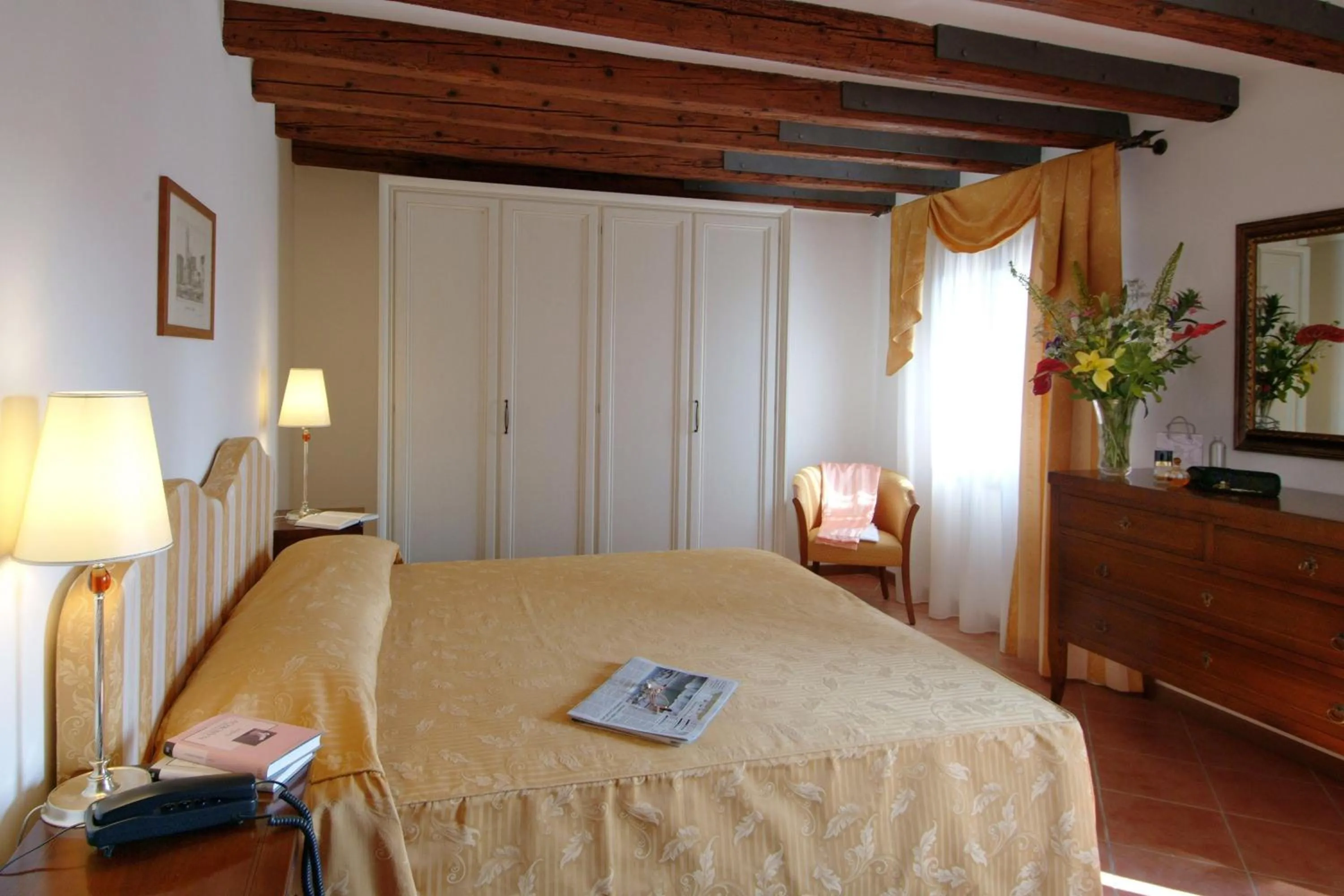 Bedroom, Bed in Residence Corte Grimani