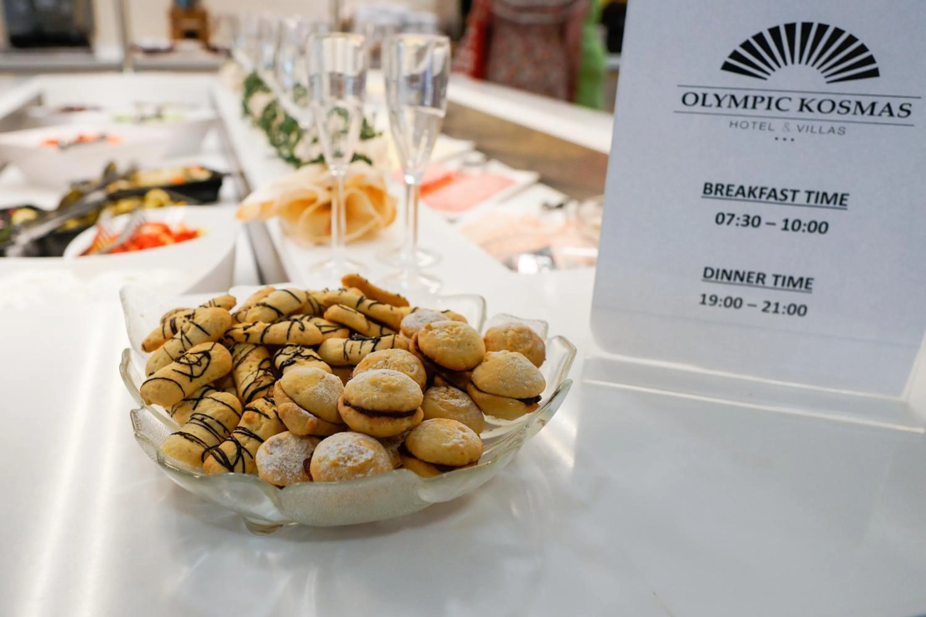 Food and drinks in Olympic Kosmas Hotel- Hanioti