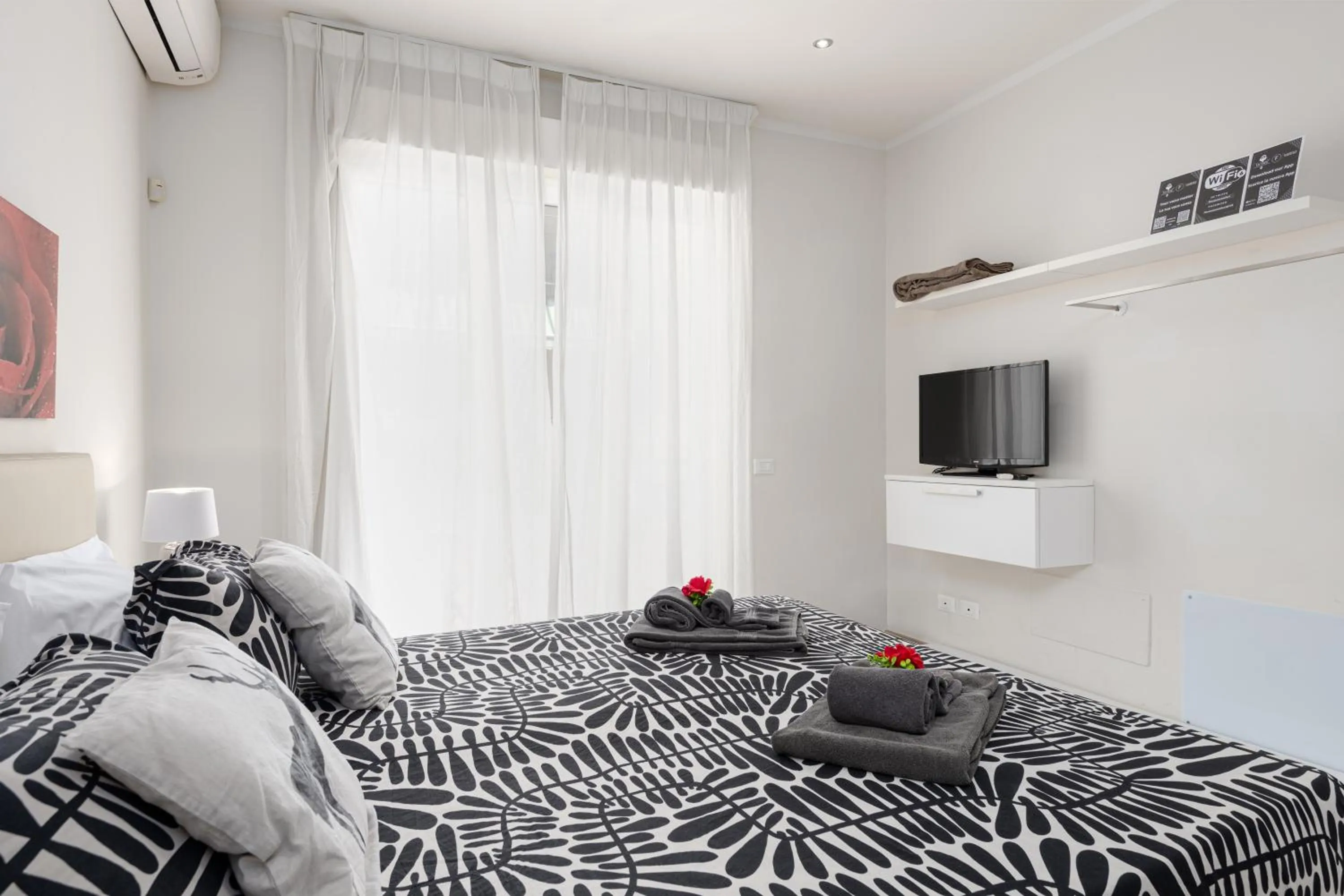 Bedroom, Bed in Florence Comfort B&B