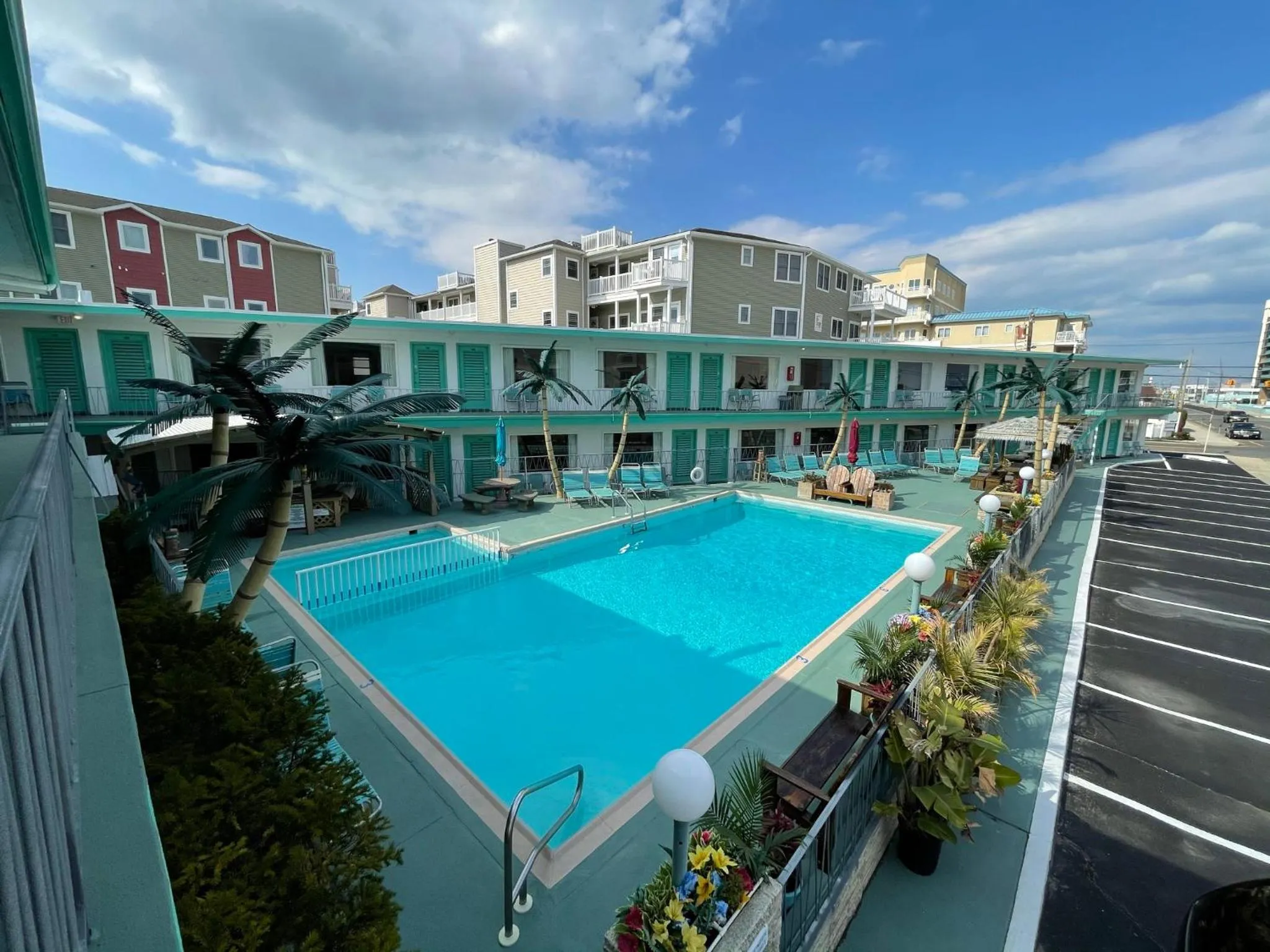 Swimming pool in Bel Air Motel Wildwood Crest Beach