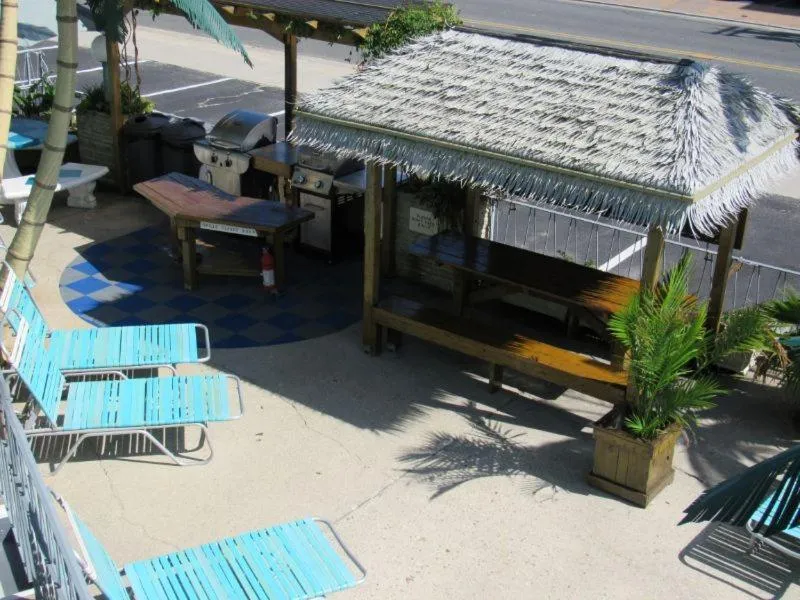 BBQ facilities in Bel Air Motel Wildwood Crest Beach