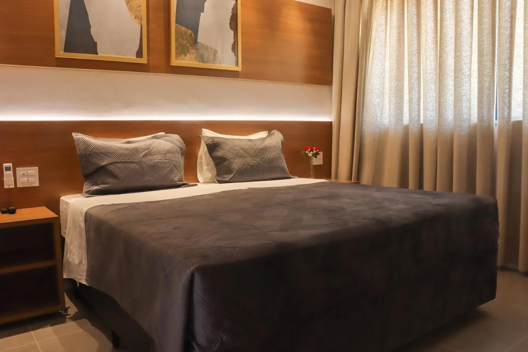 Bed in Porto das Asas Park Hotel