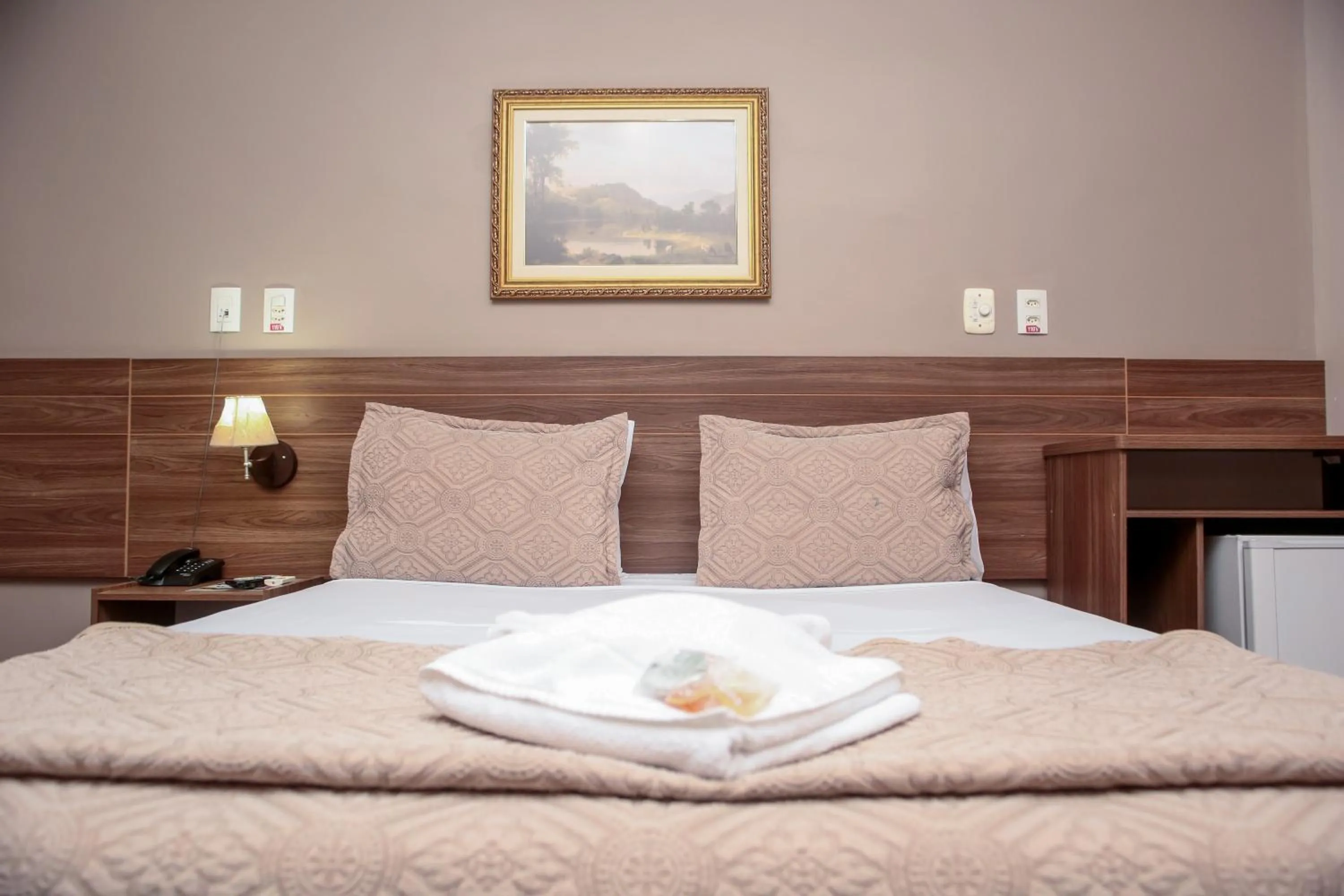 Bed in CAMBRAIA HOTEL ARCOS