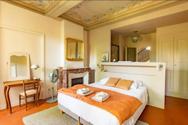 Bedroom, Bed in Maison Sumiane