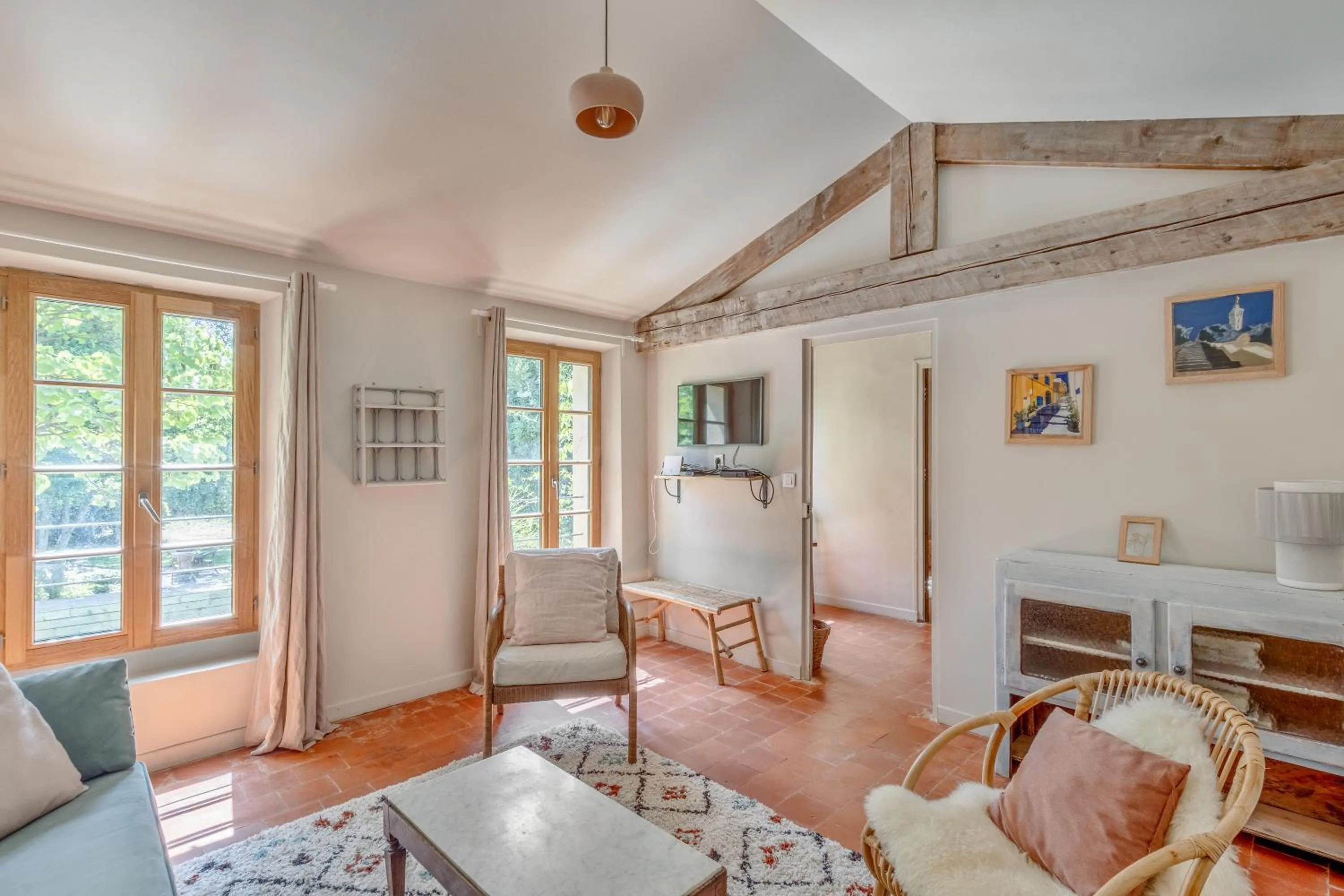 Living room in Maison Sumiane