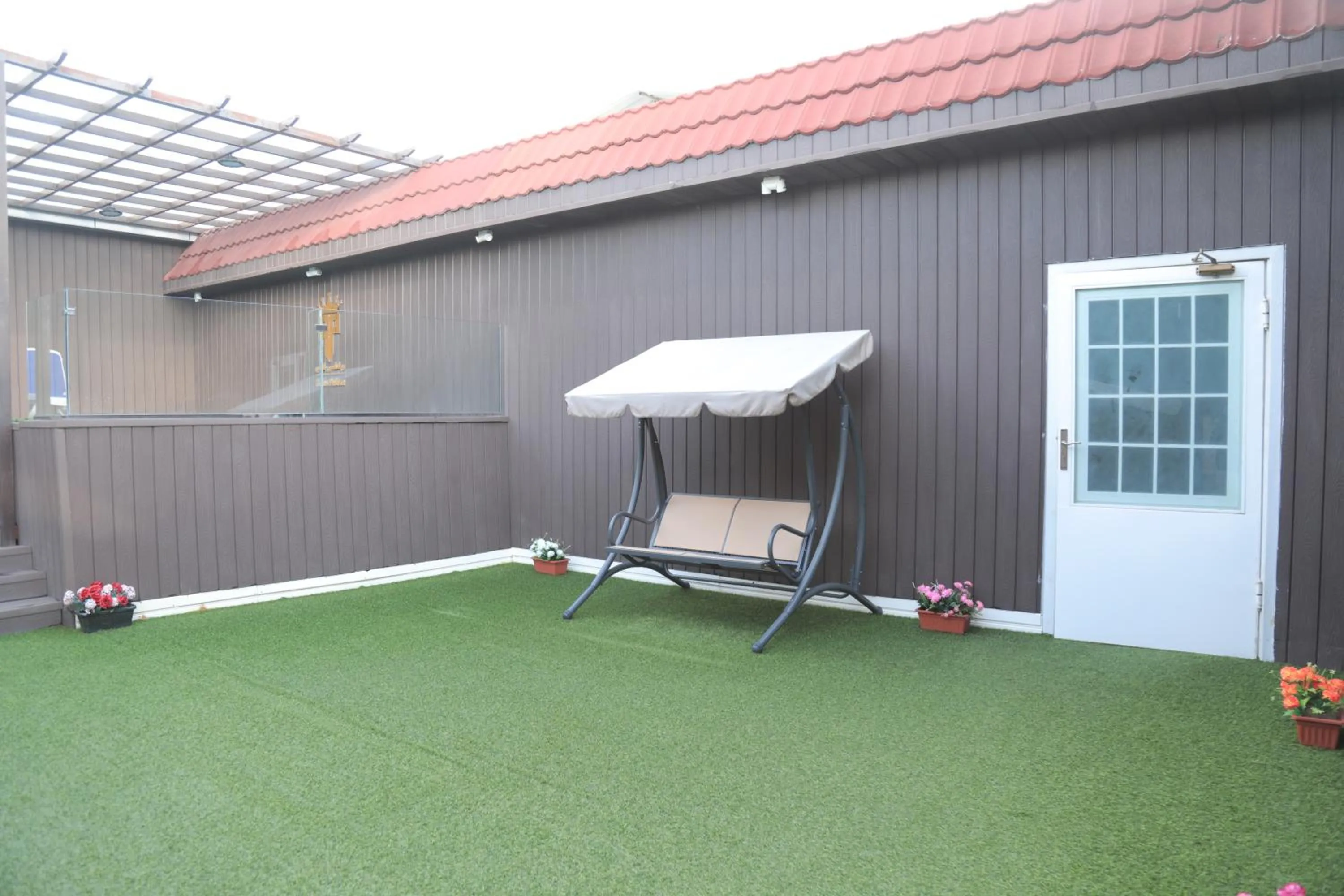 Patio in Relax Palace Hotel Apartments