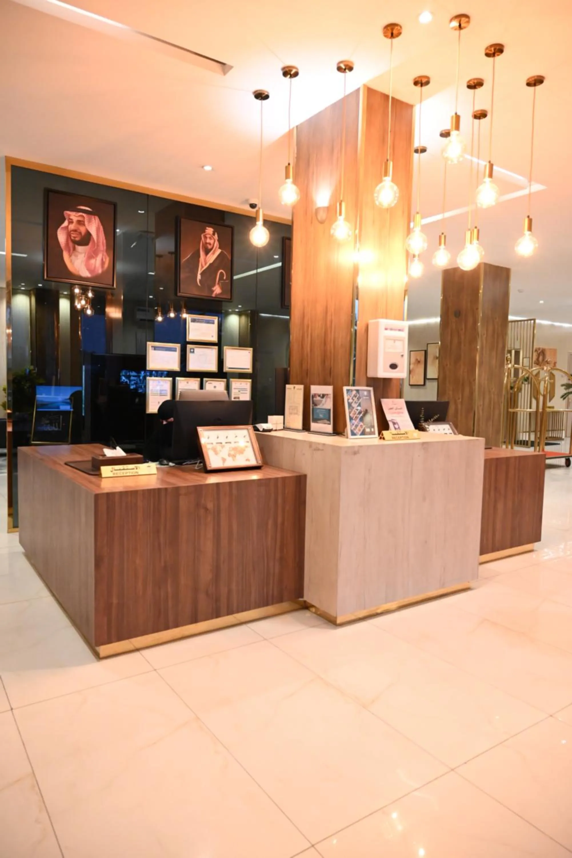 Lobby or reception in Relax Palace Hotel Apartments