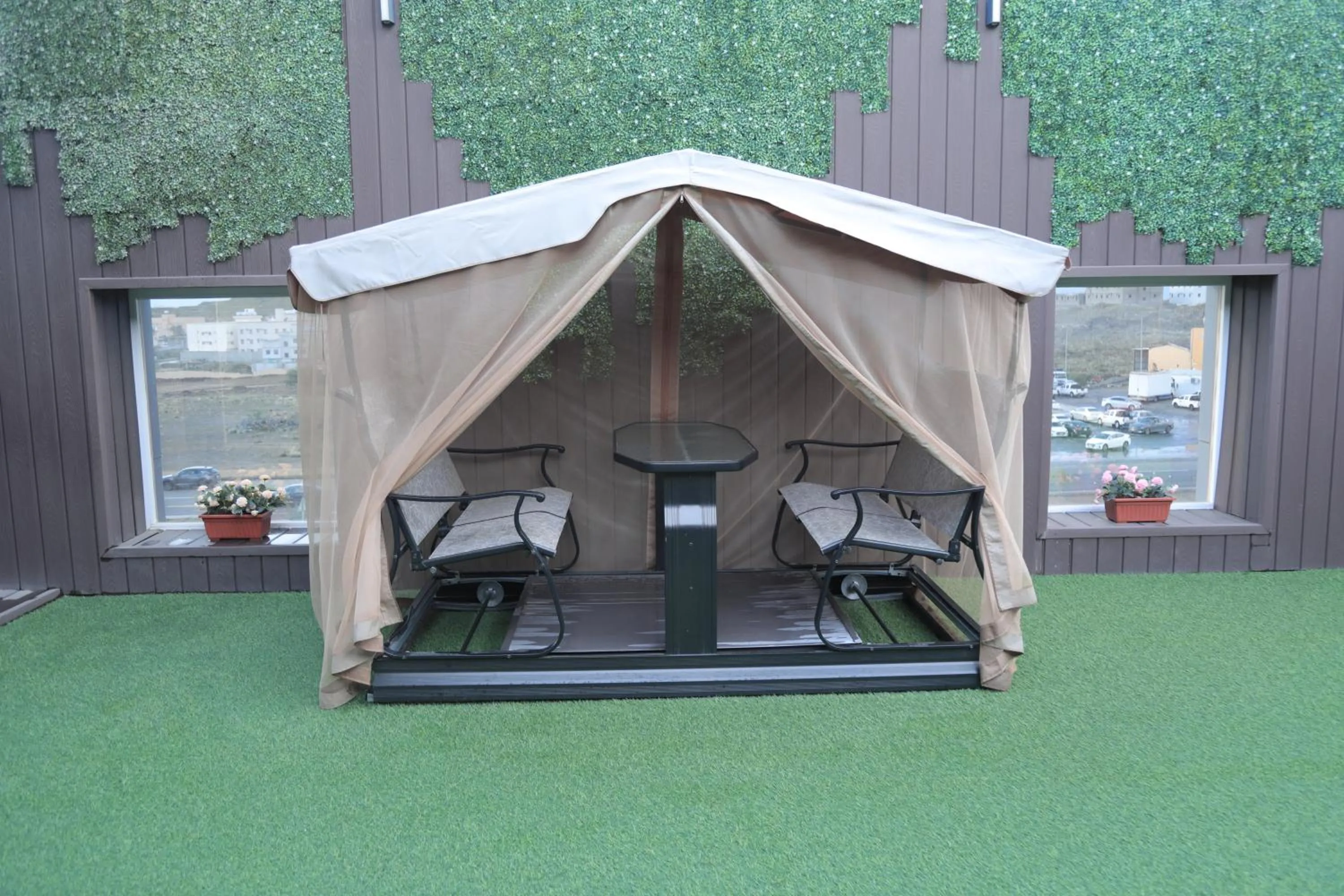 Patio in Relax Palace Hotel Apartments