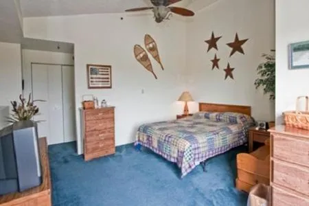 Bed in Silver Creek Lodge