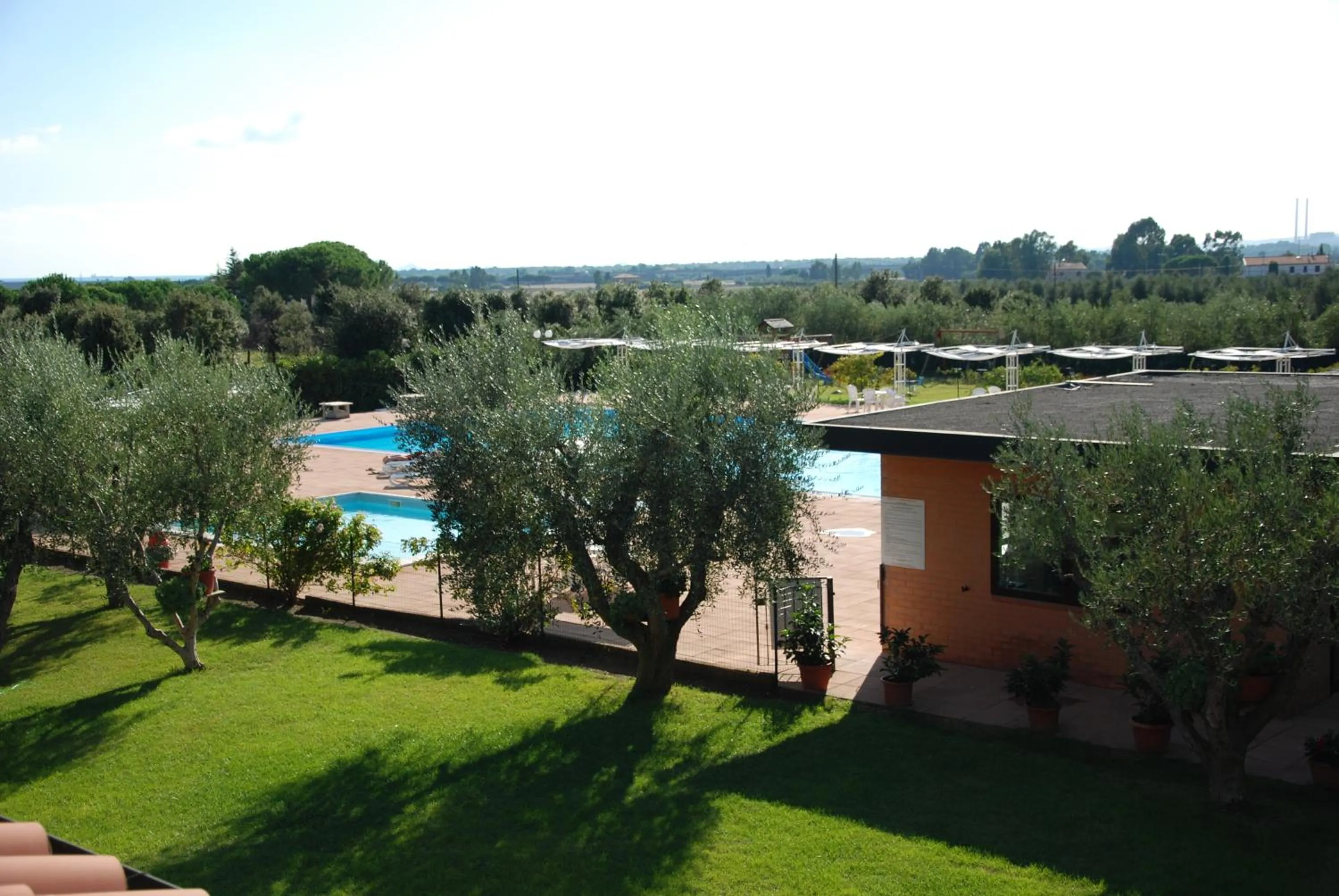 Garden view in Hotel Borgo degli Olivi