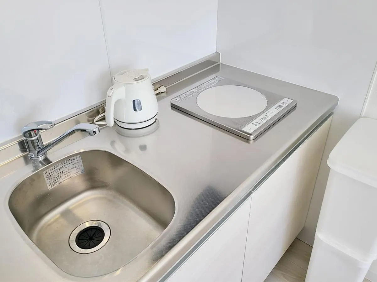 Kitchen or kitchenette in HOTEL Kuu