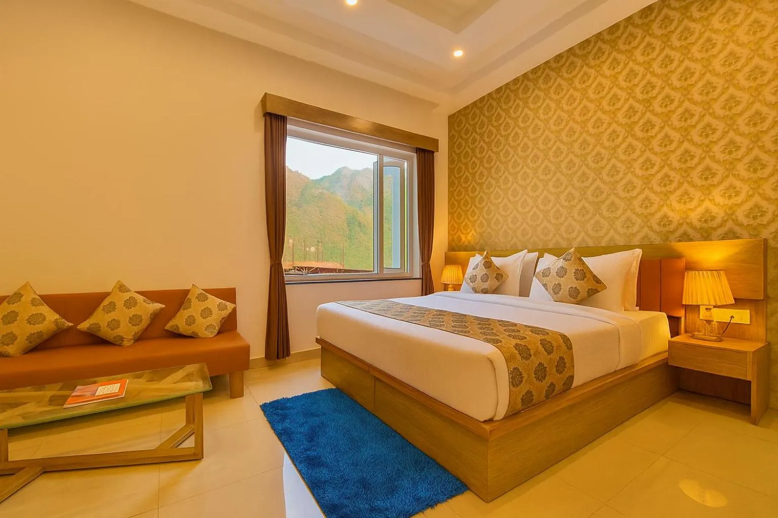 Bed in Arogyadham Wellness Retreat