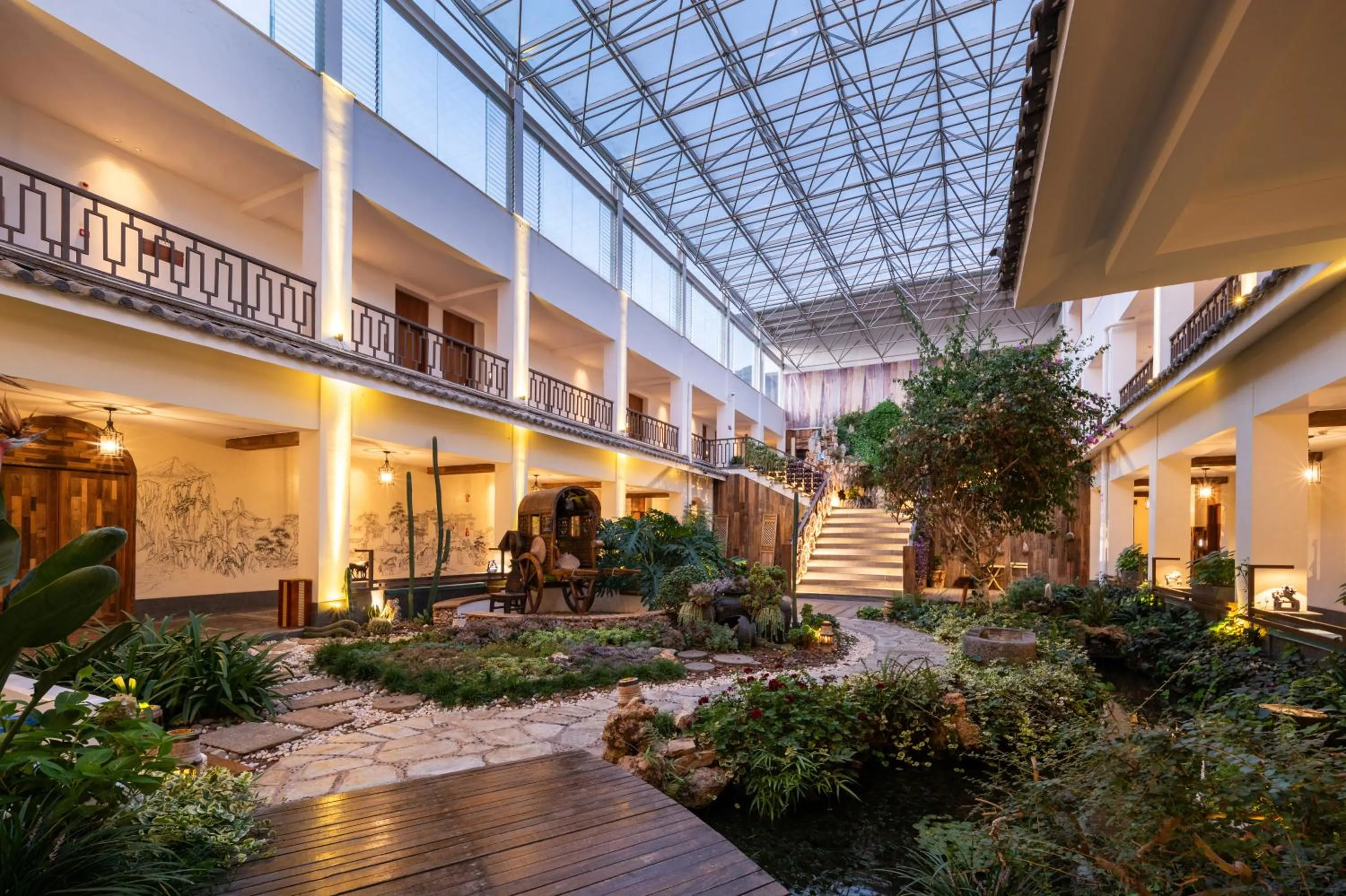 Garden in Huama SSAW Hotel Lijiang