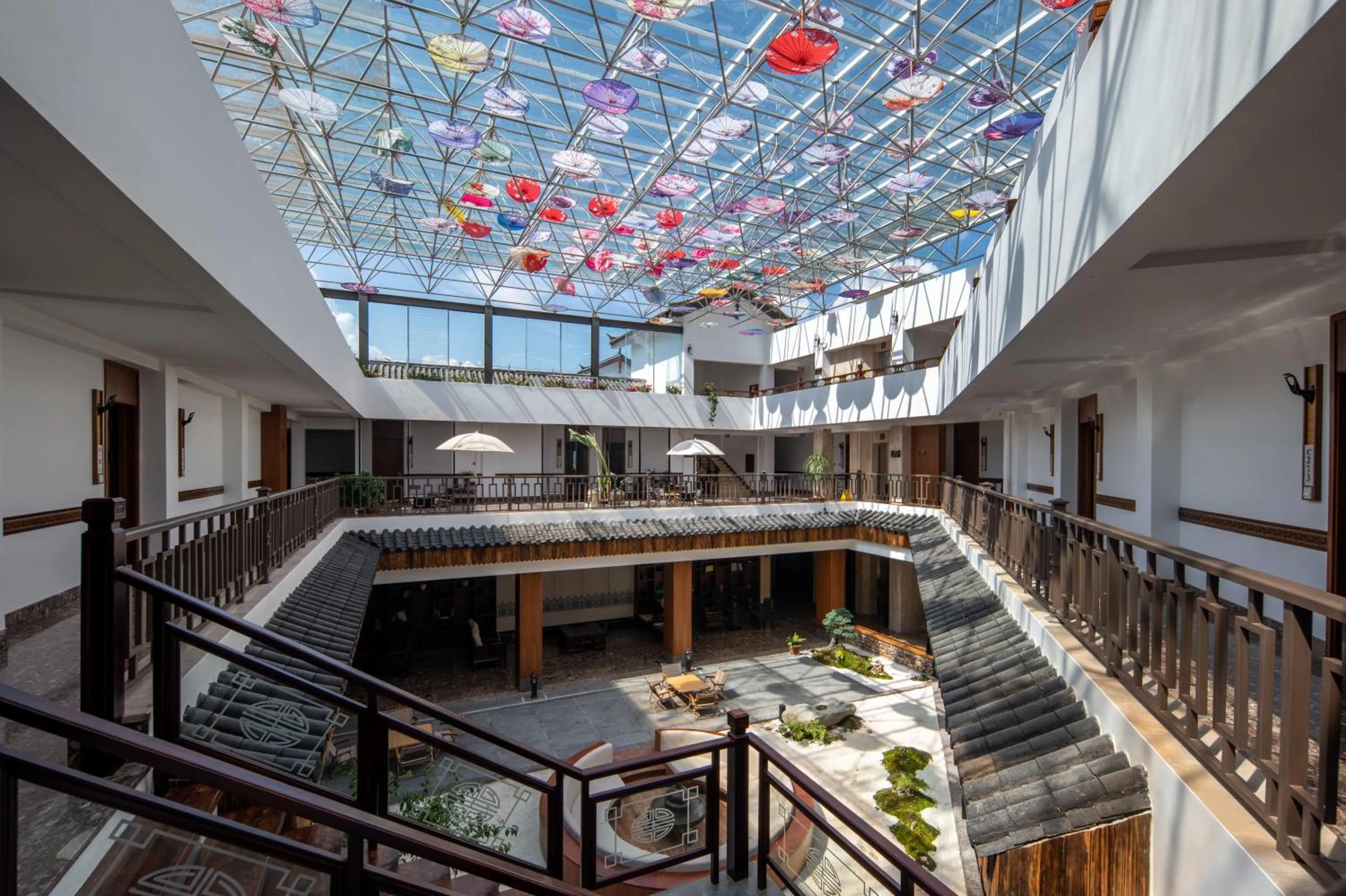 Garden view in Huama SSAW Hotel Lijiang