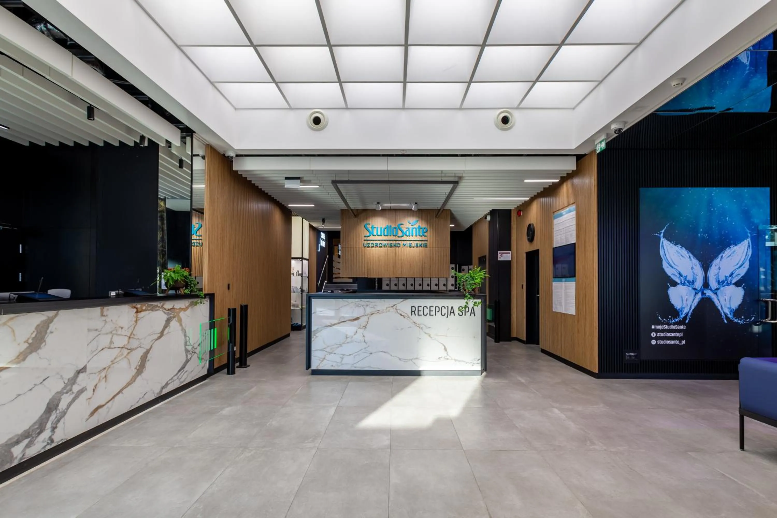 Lobby or reception in Hotel Sante