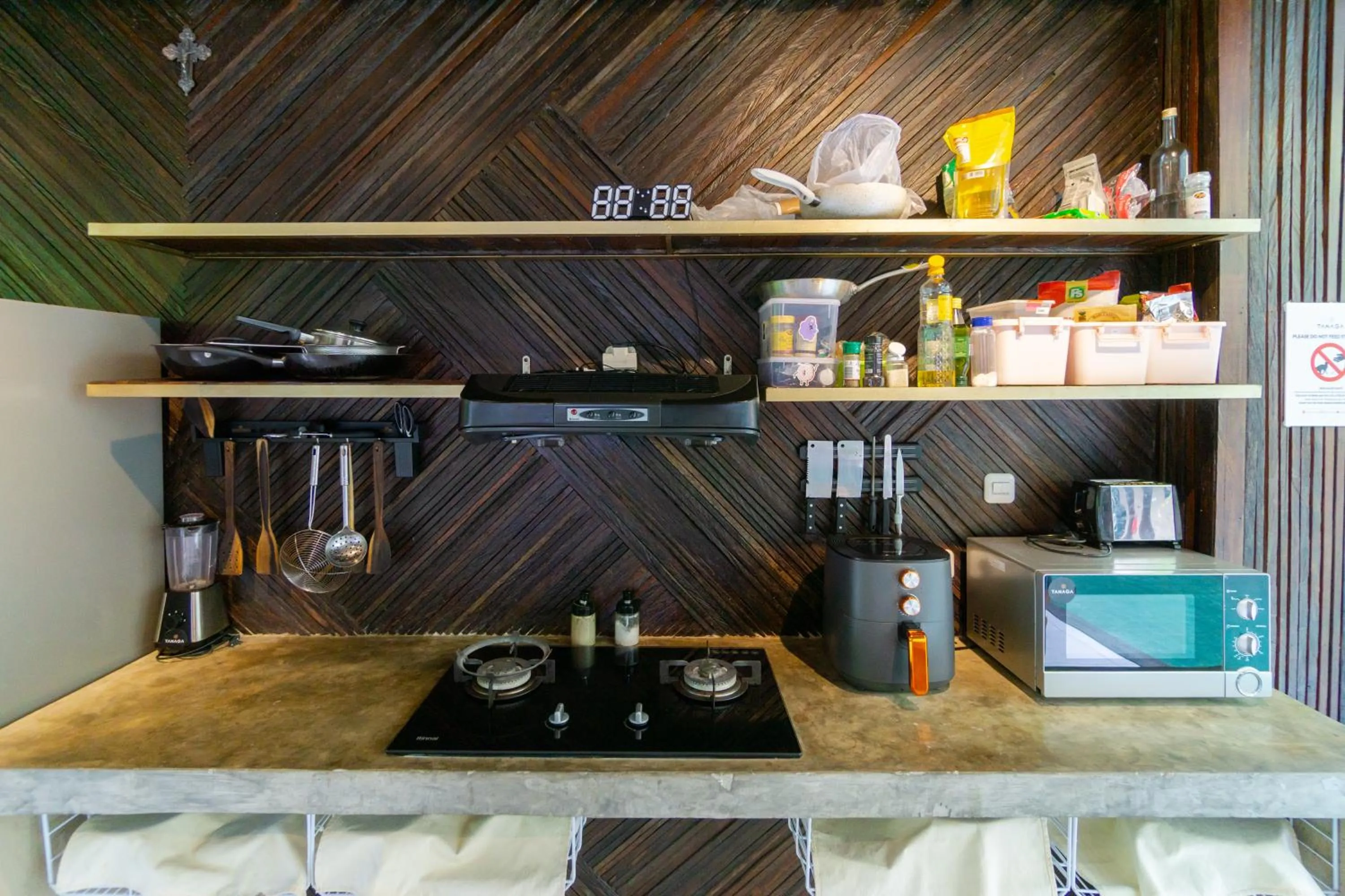 kitchen in Tanaga CoLiving