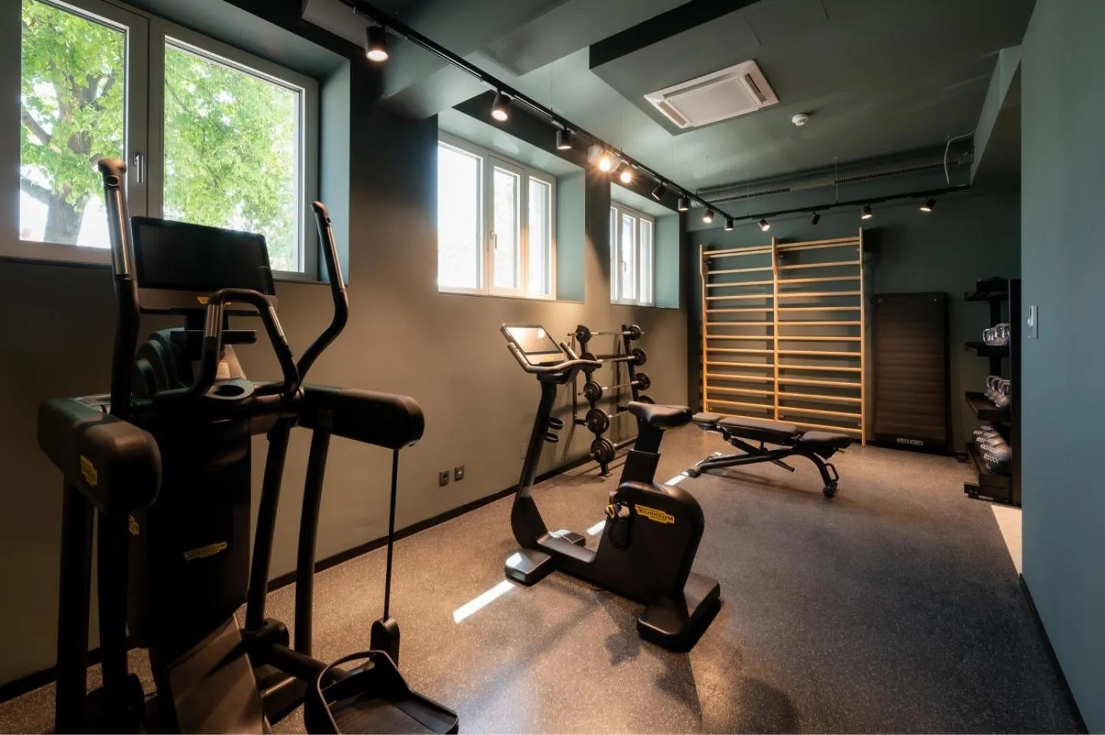 Fitness centre/facilities in Hotel Le Parc