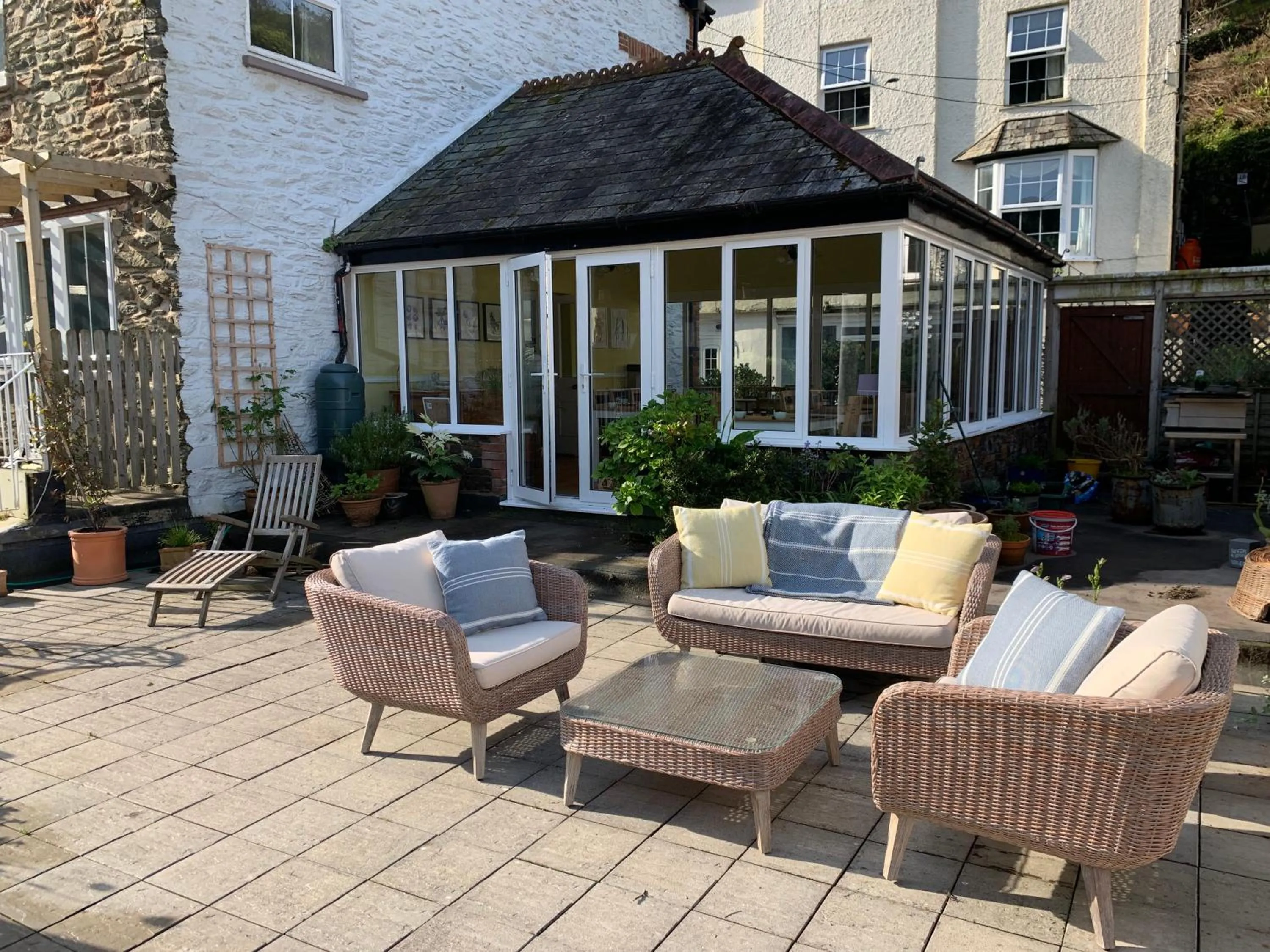 Patio in East Lyn House
