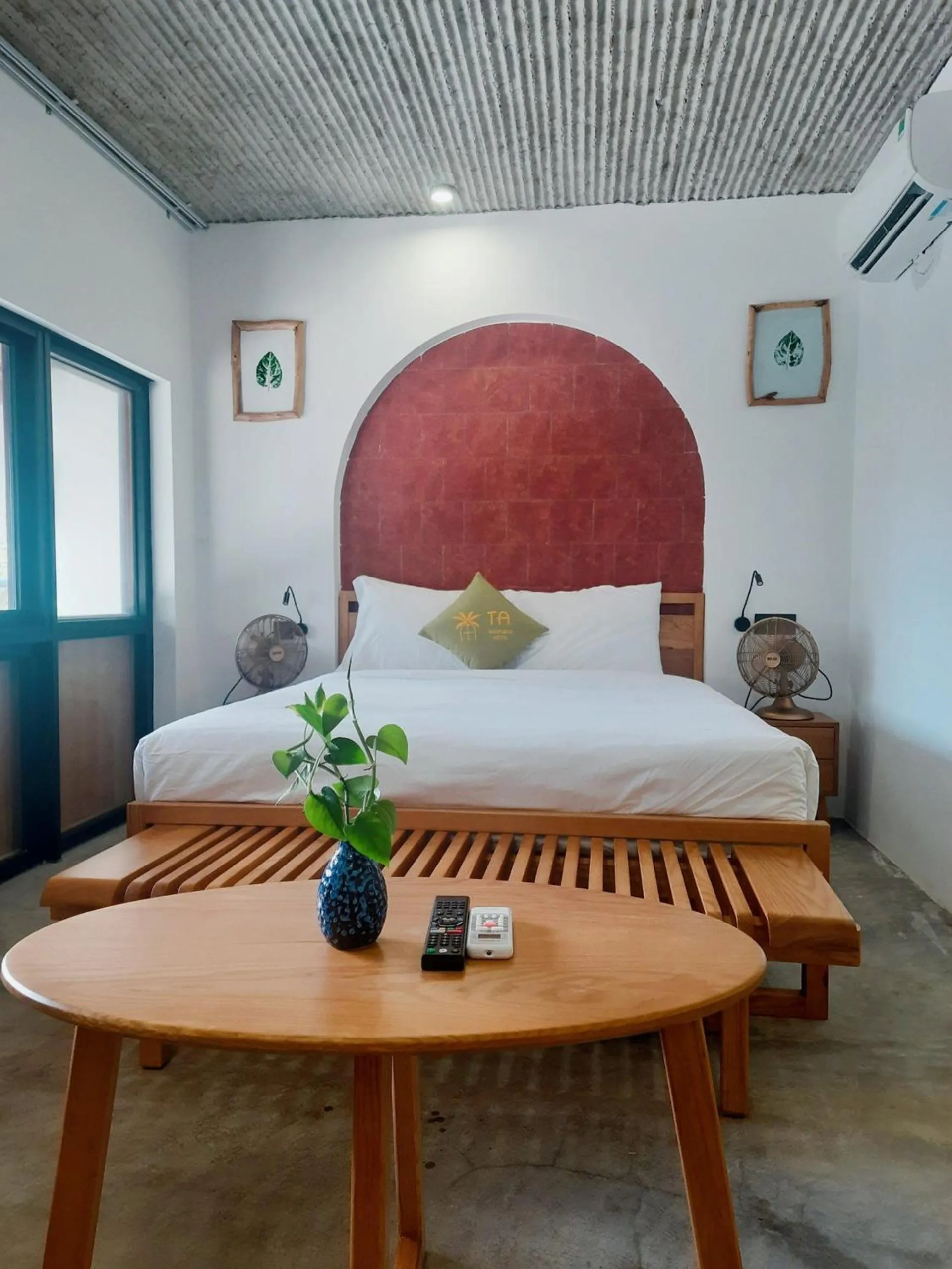 Bed in TA Danang Boutique Hotel