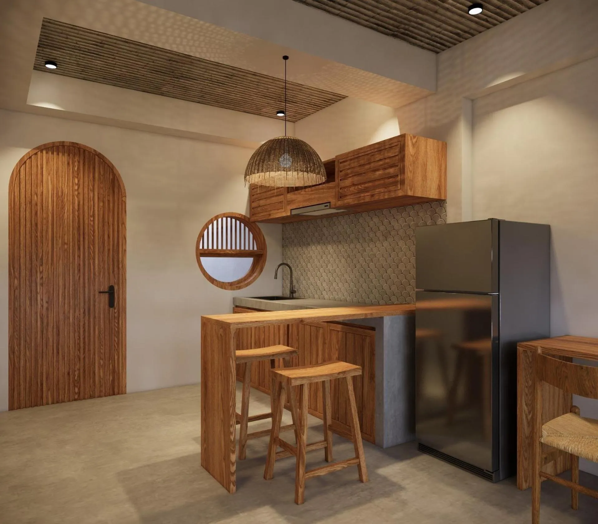 kitchen in TA Danang Boutique Hotel