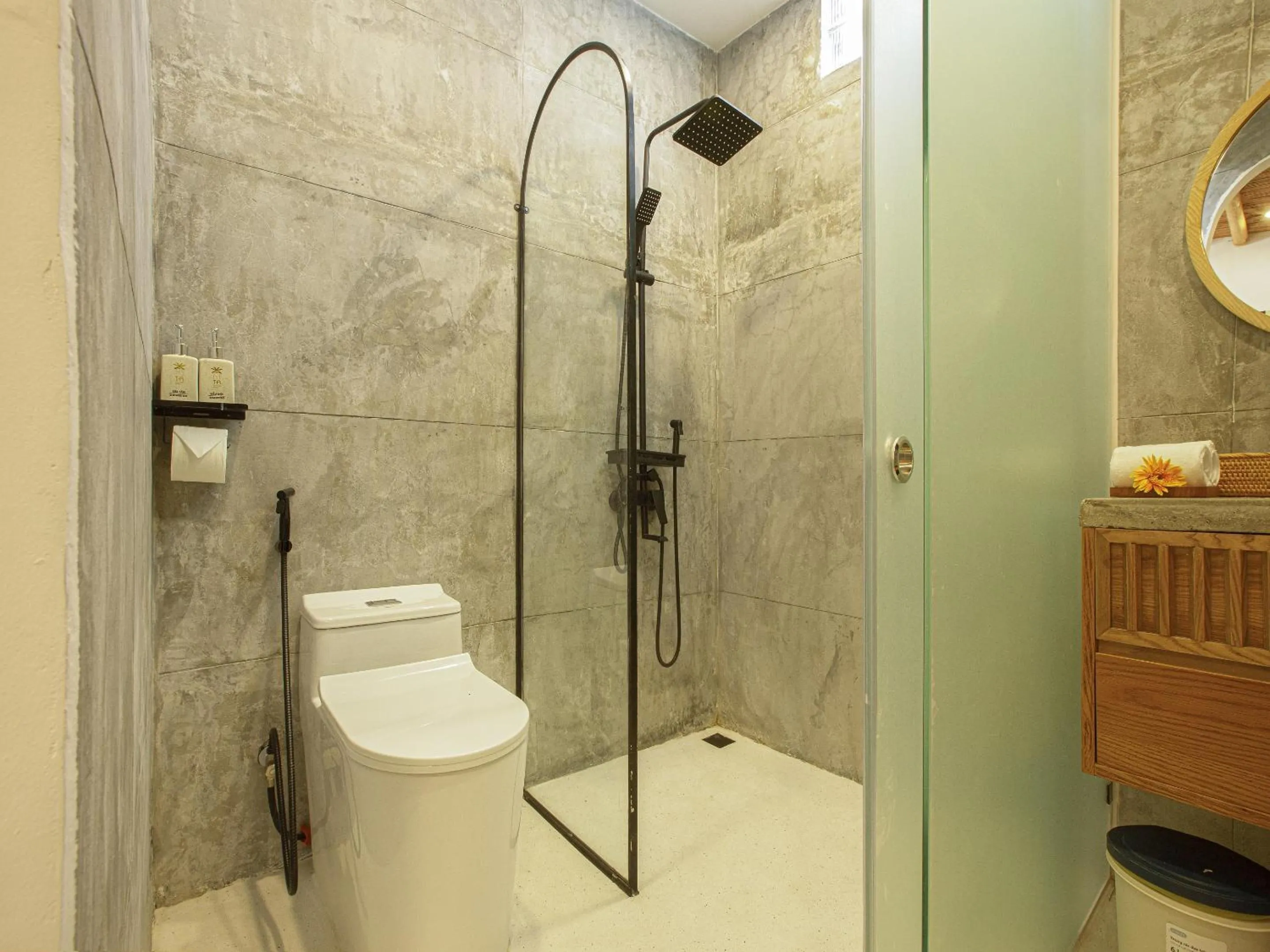 Shower in TA Danang Boutique Hotel