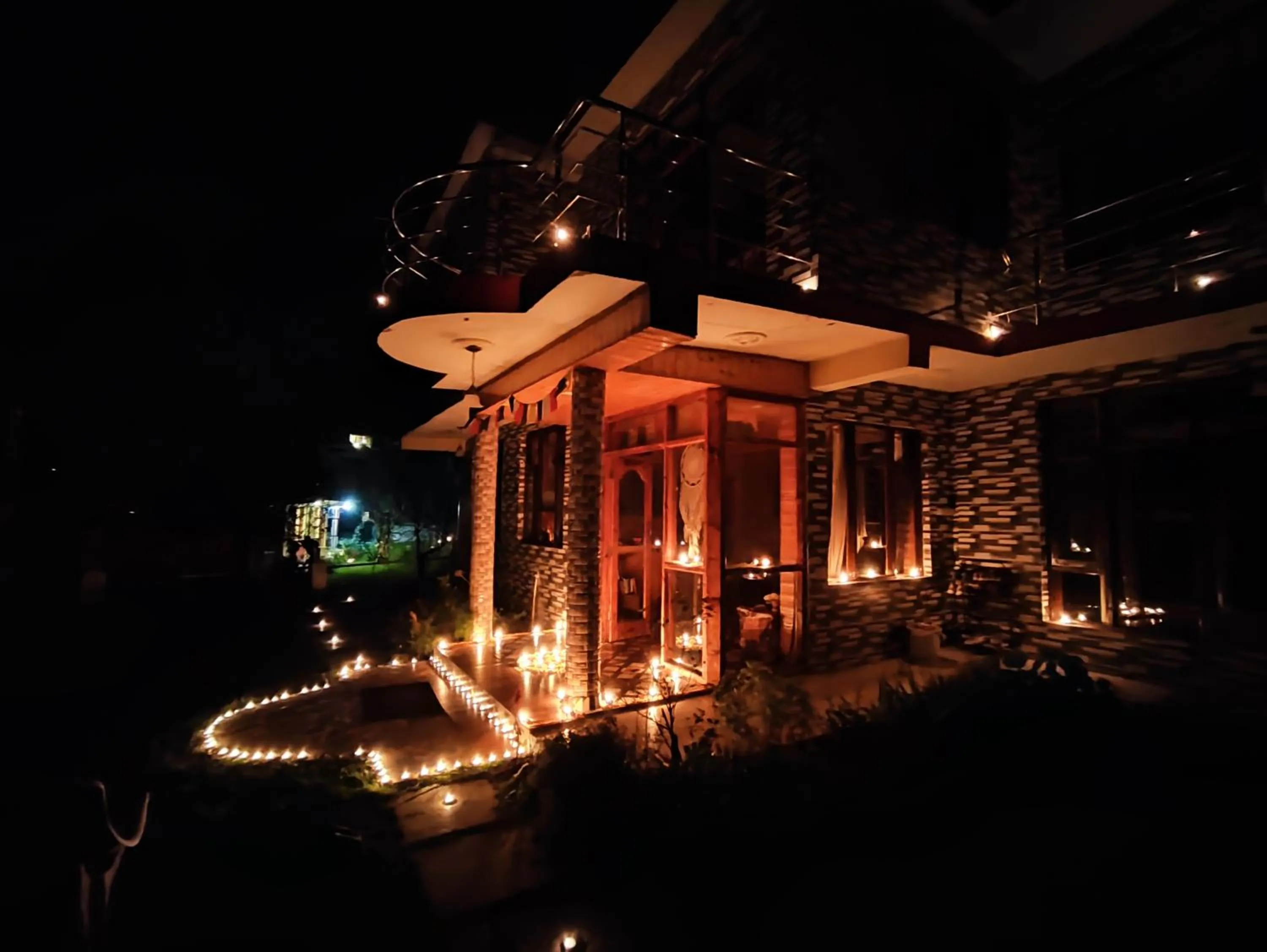 Property building in indian backpackers hostel