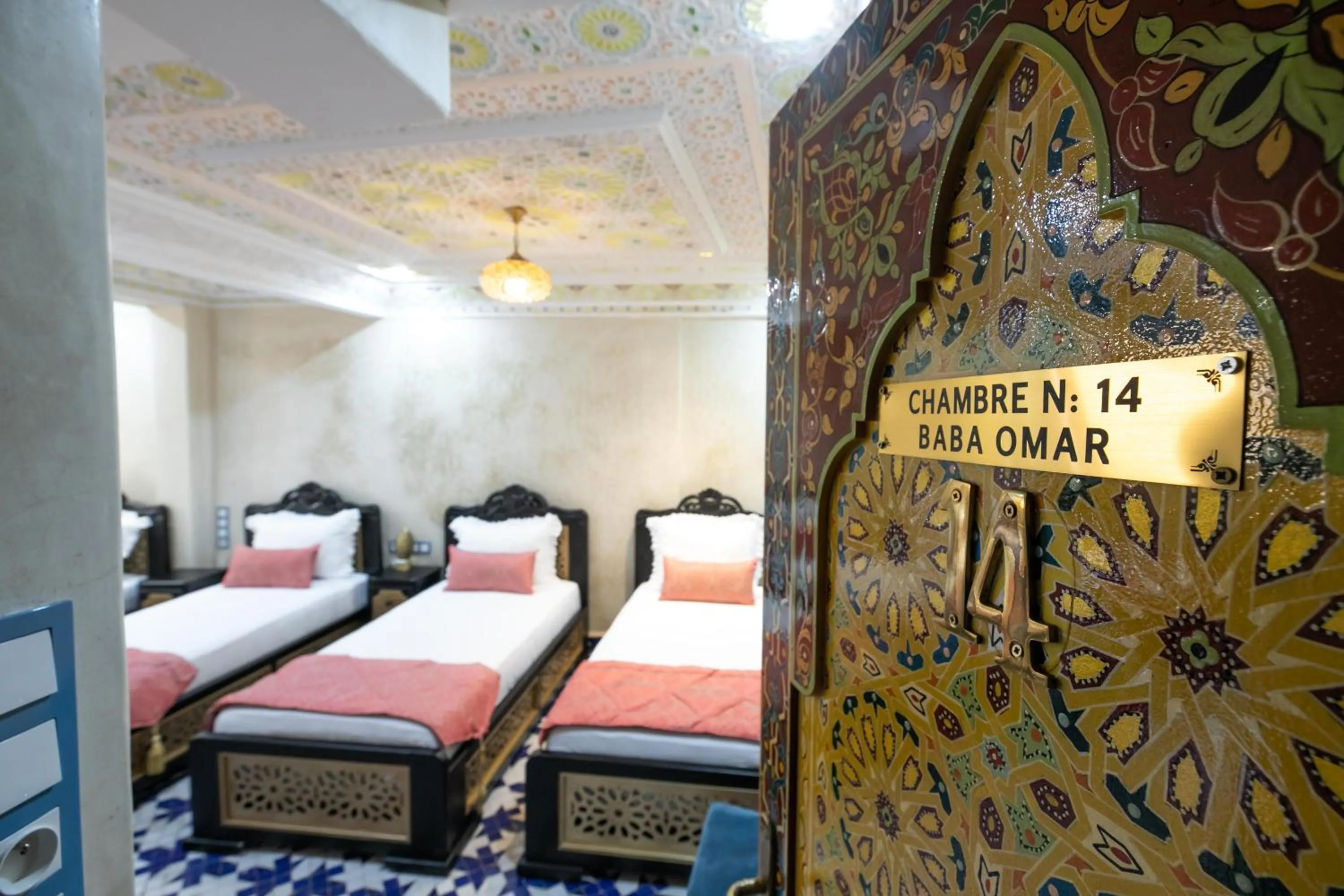 Bed in Hotel & Ryad DALILA