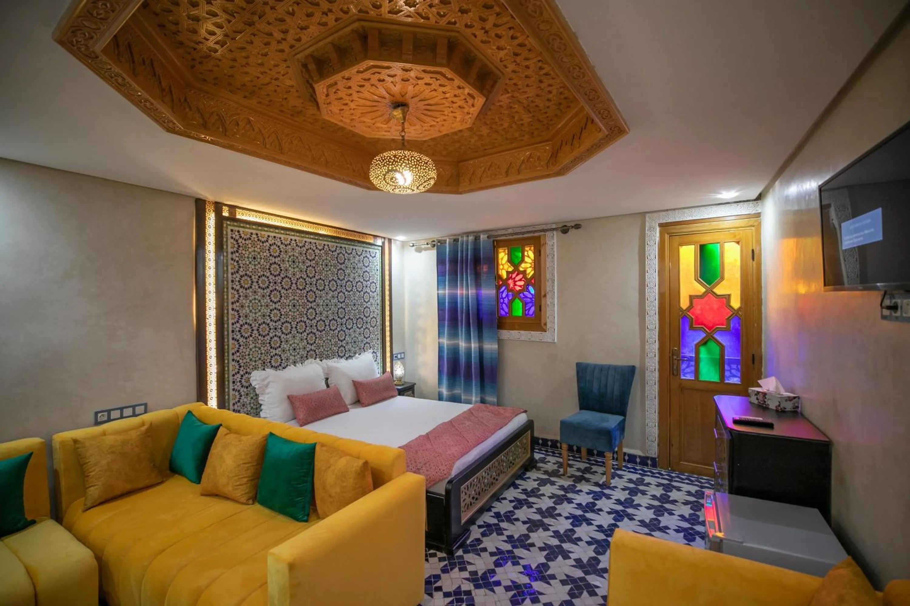 Bed in Hotel & Ryad DALILA