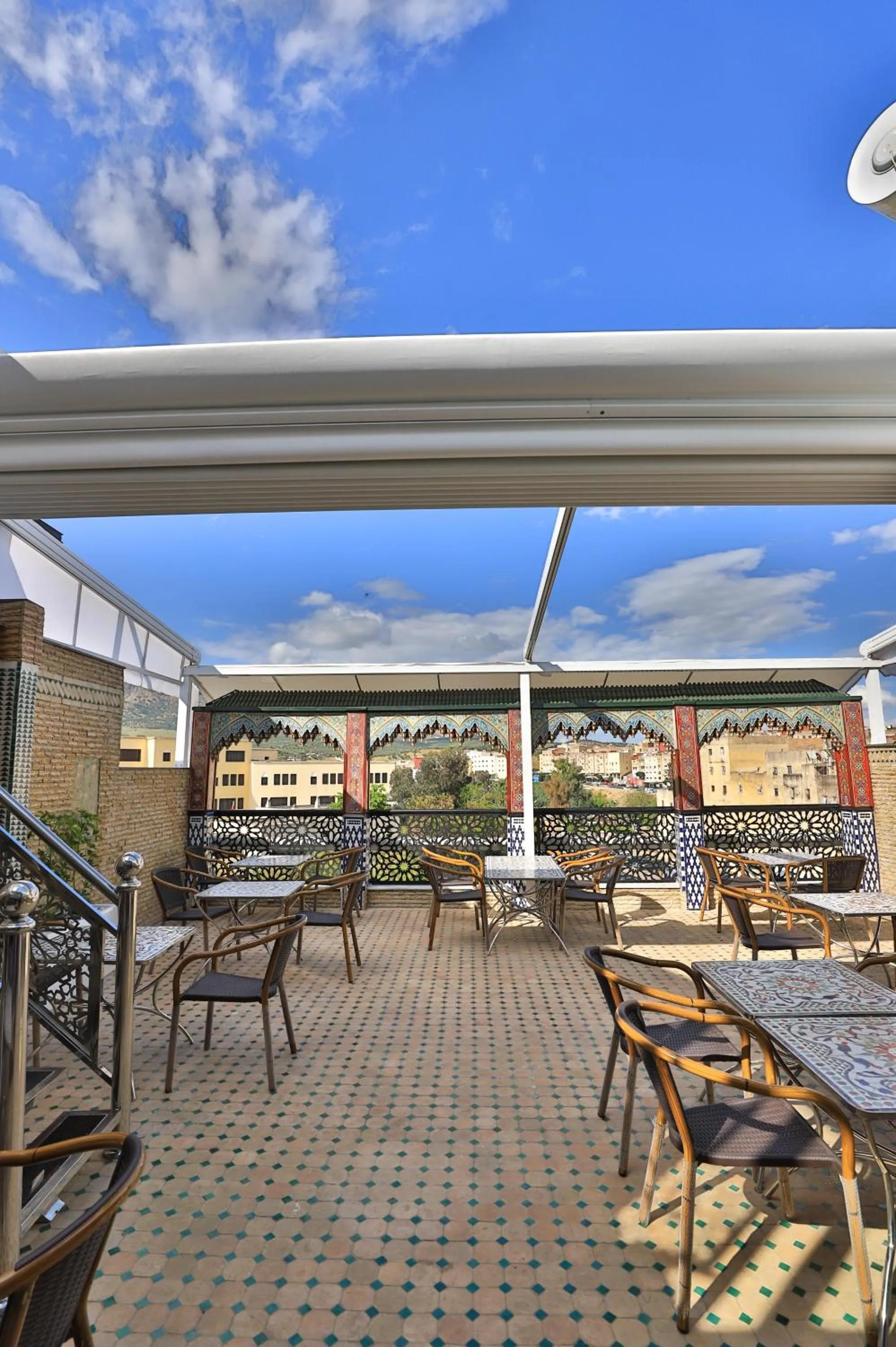 Balcony/Terrace in Hotel & Ryad DALILA