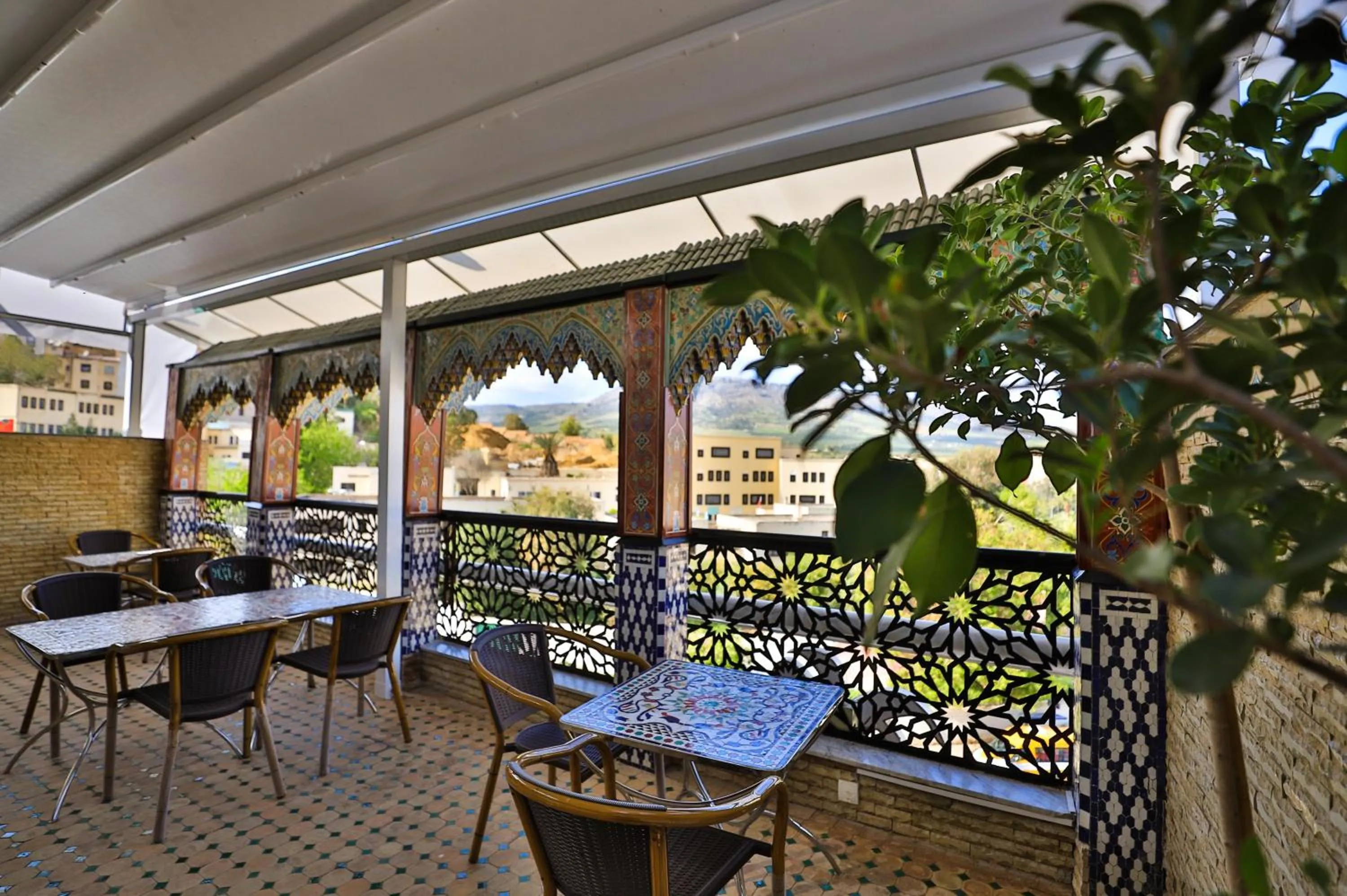 Patio in Hotel & Ryad DALILA