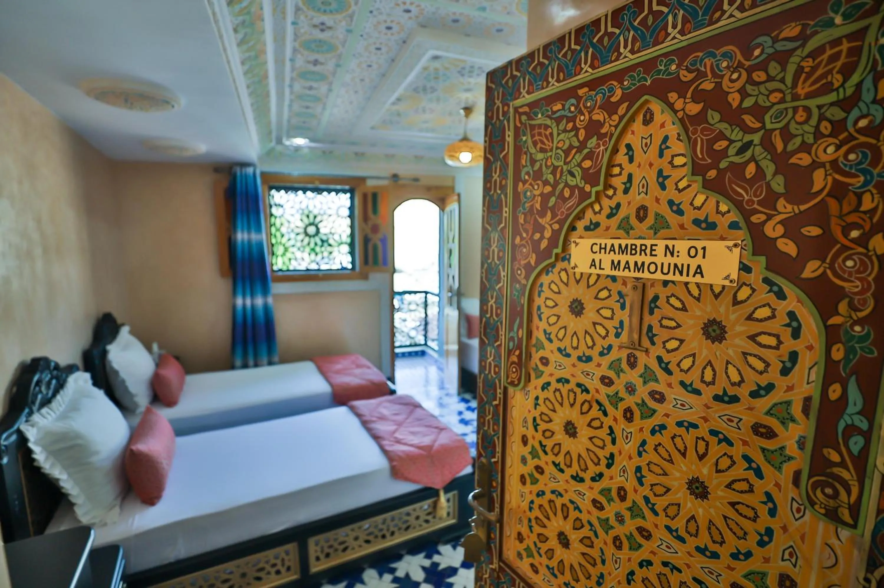 Bed in Hotel & Ryad DALILA