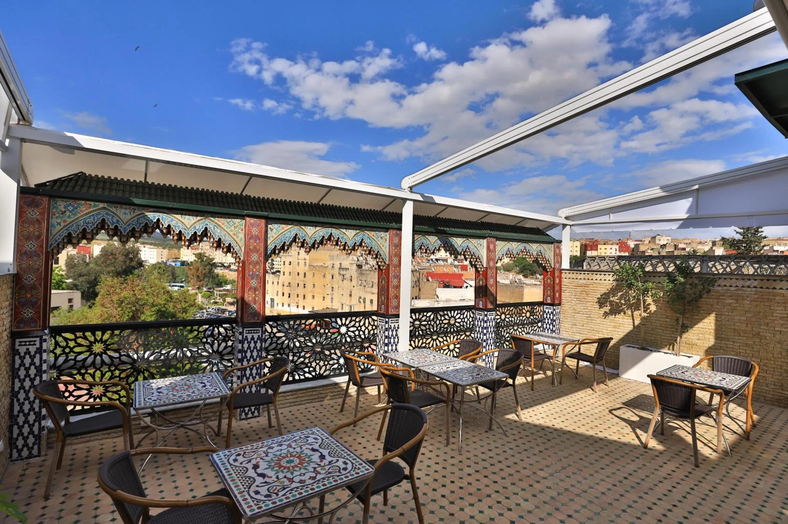 Patio in Hotel & Ryad DALILA