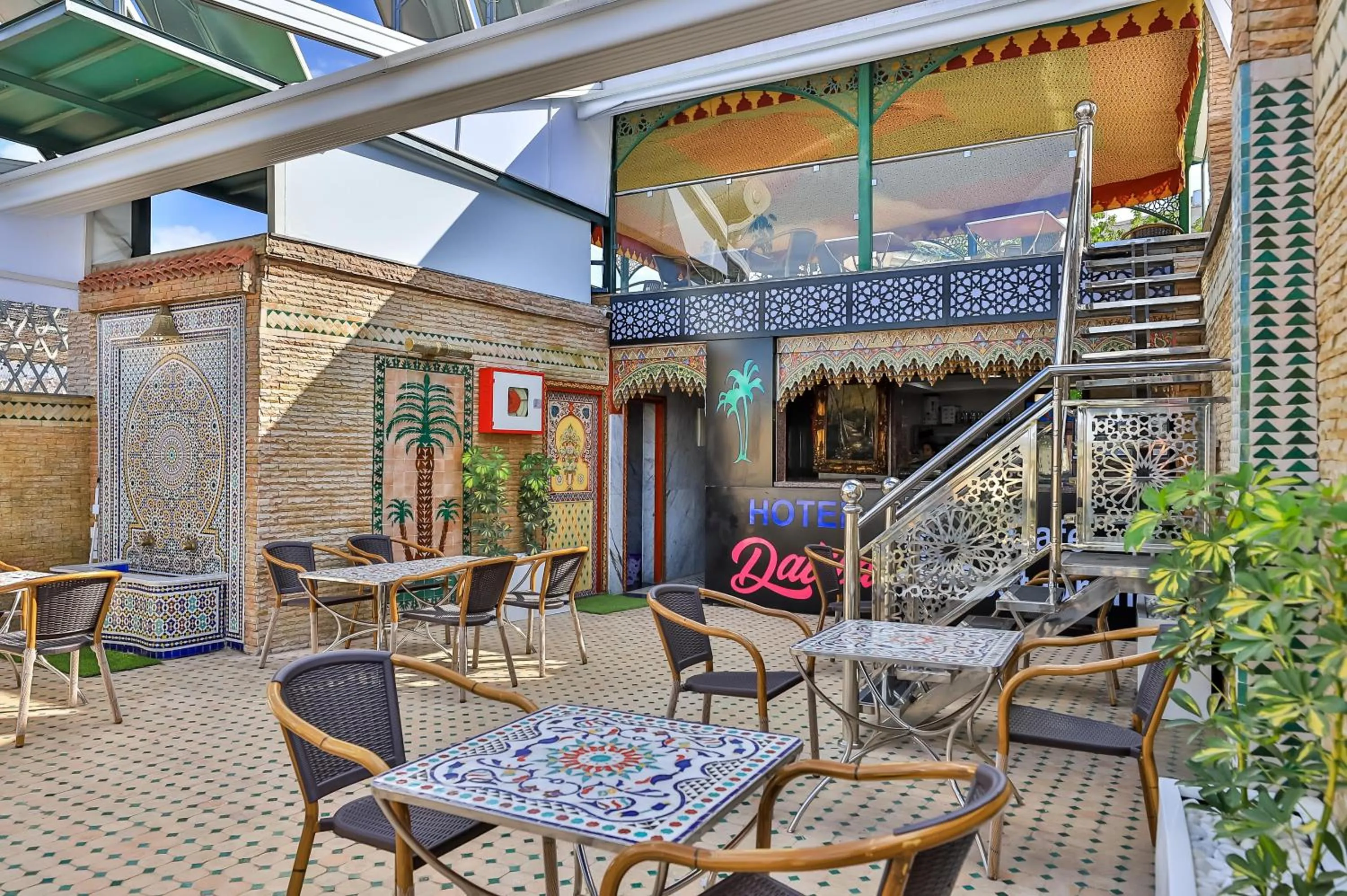 Patio in Hotel & Ryad DALILA