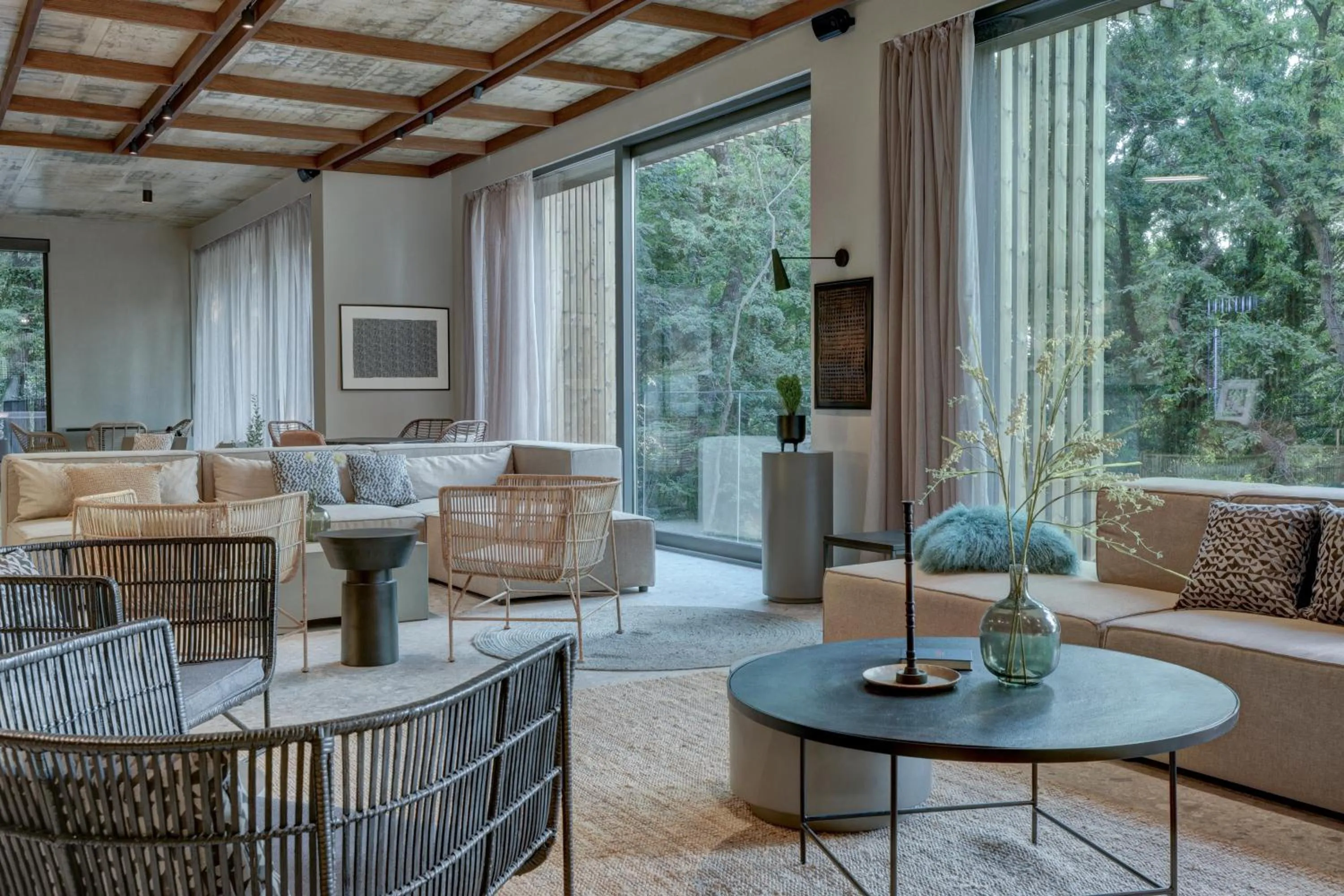 Lobby or reception in Umani Hotel - Free Beach - Free Parking