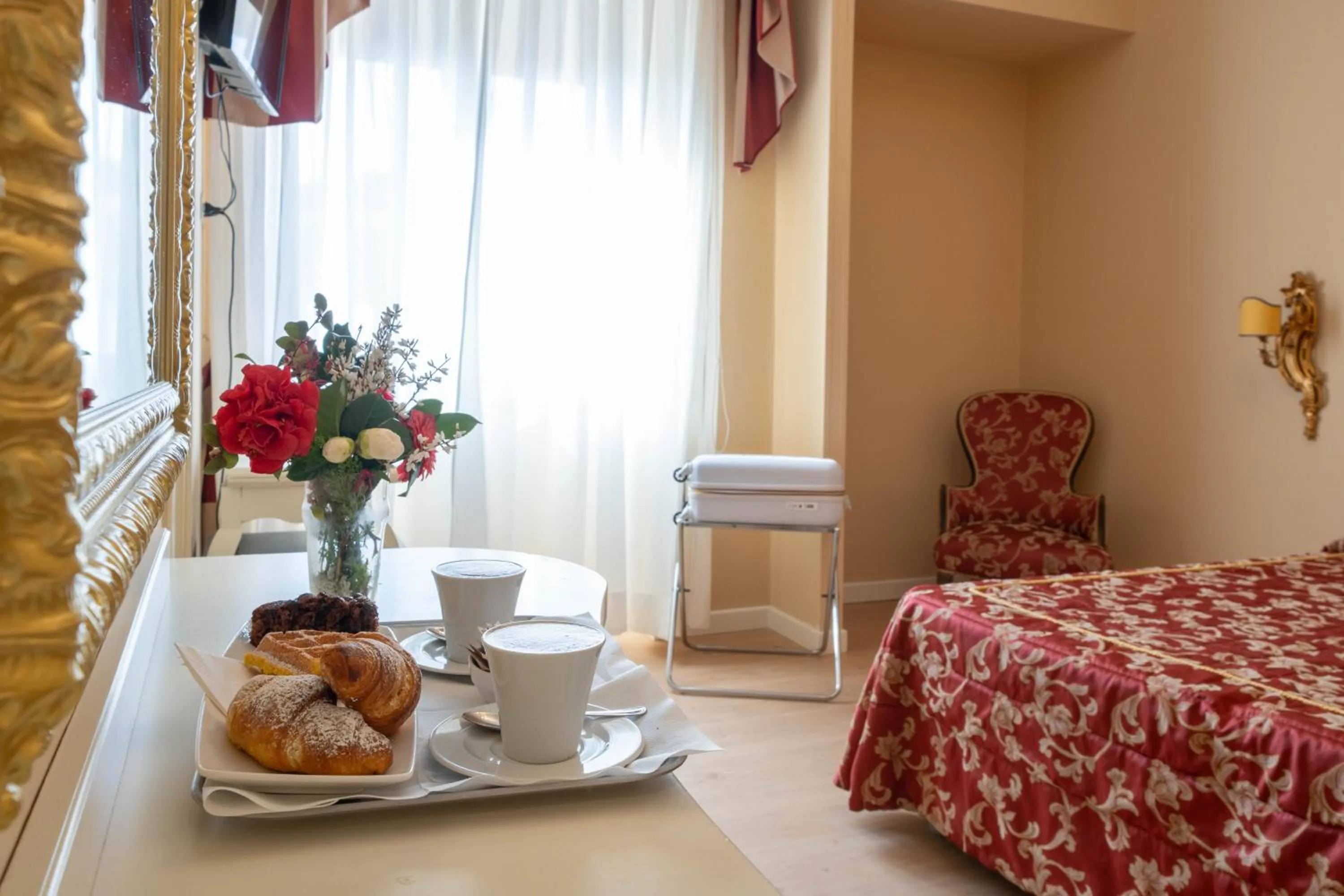 Bed in Hotel Manzoni Wellness&Spa