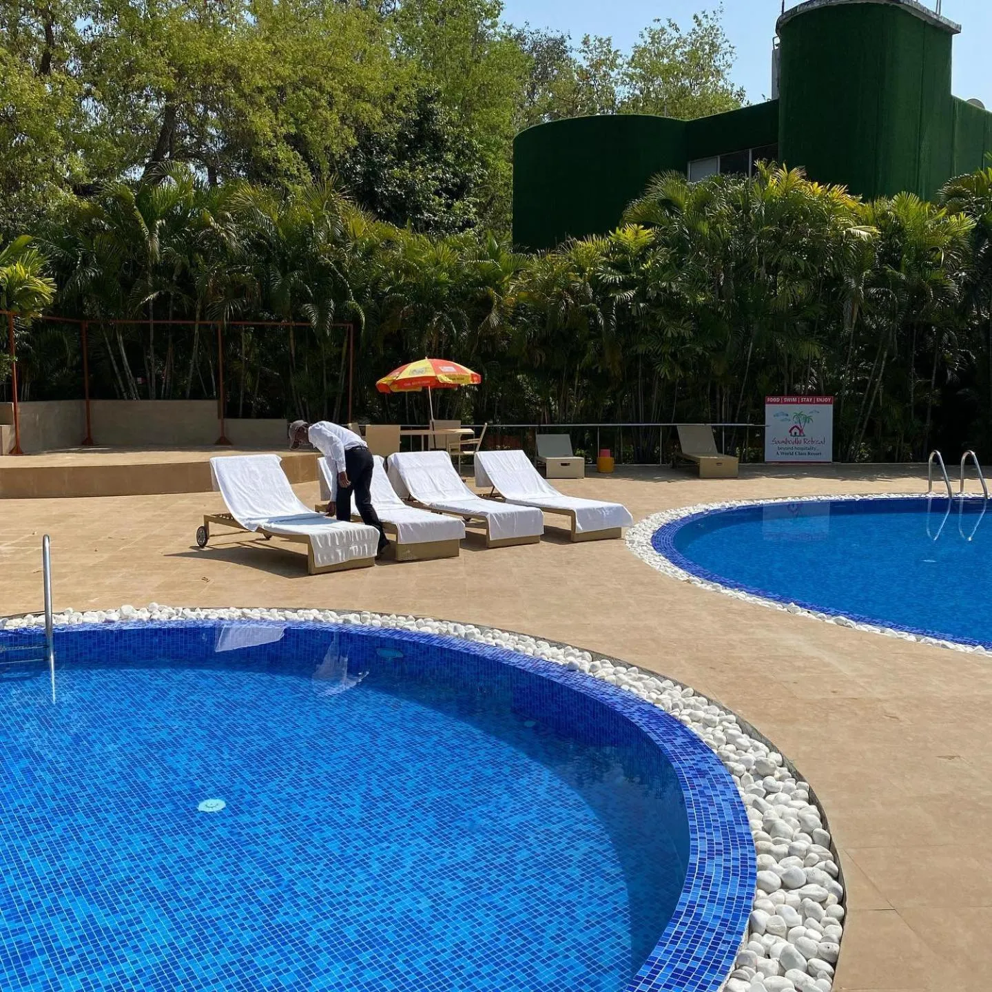 Pool view in Sambodhi Retreat