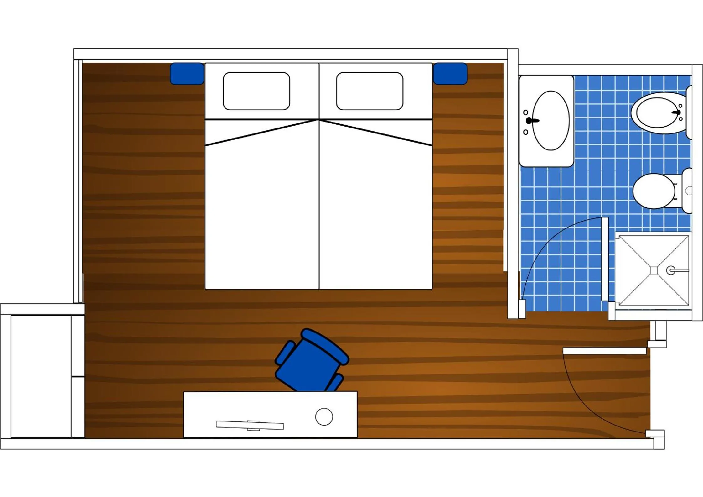 Floor plan in Hotel Balance