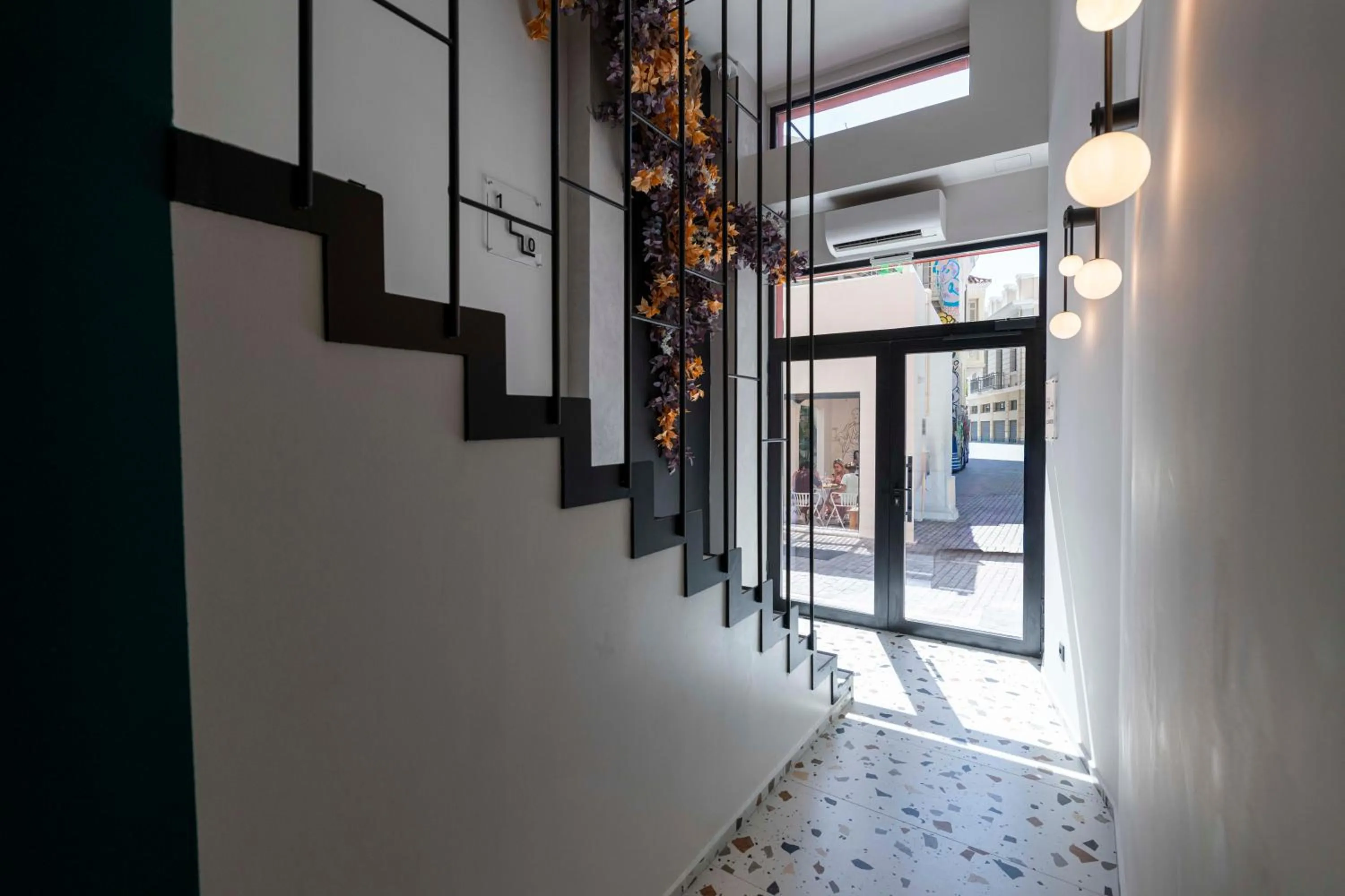 Facade/entrance in PAREA Athens