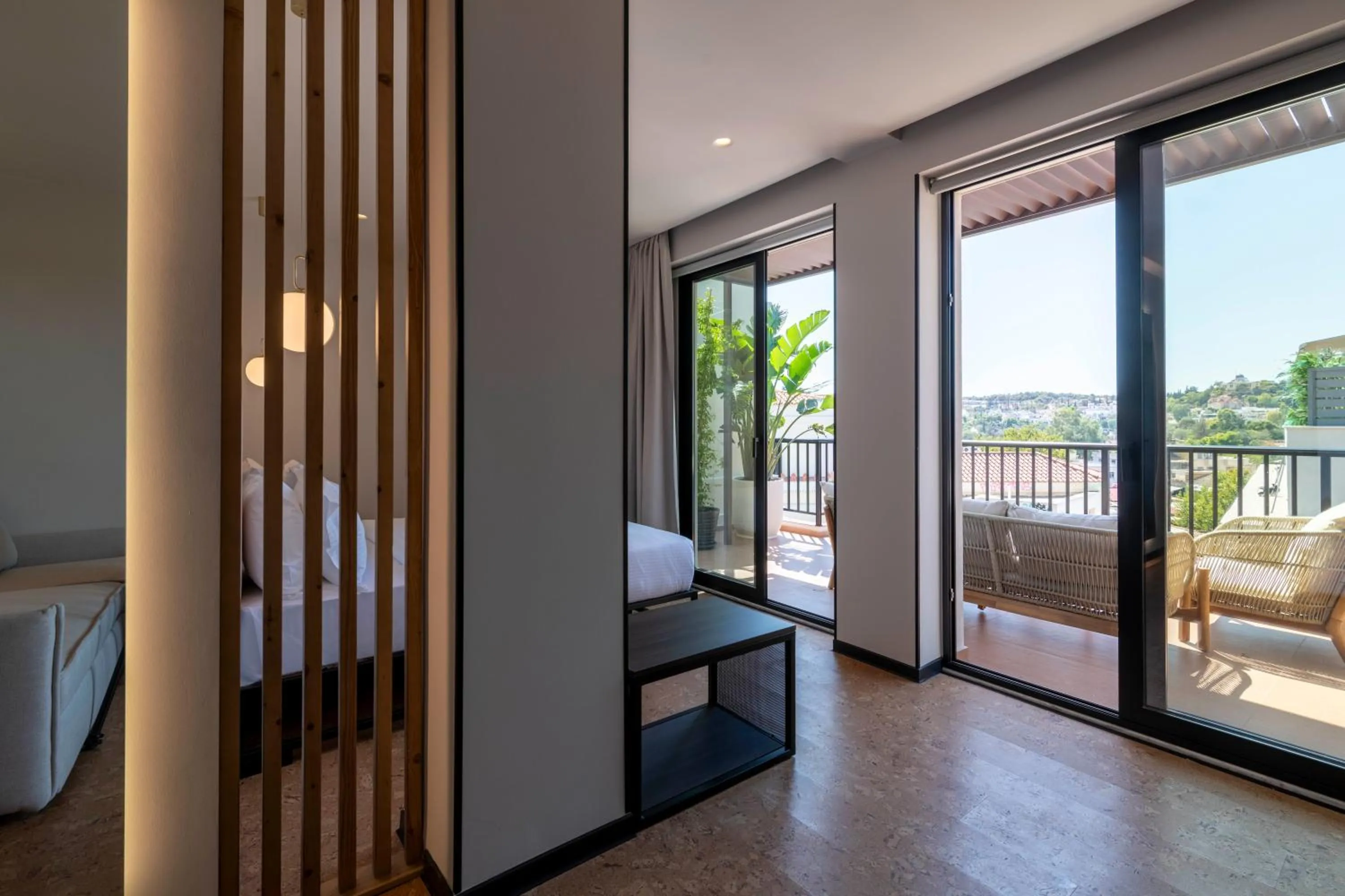 View (from property/room), Bed in PAREA Athens