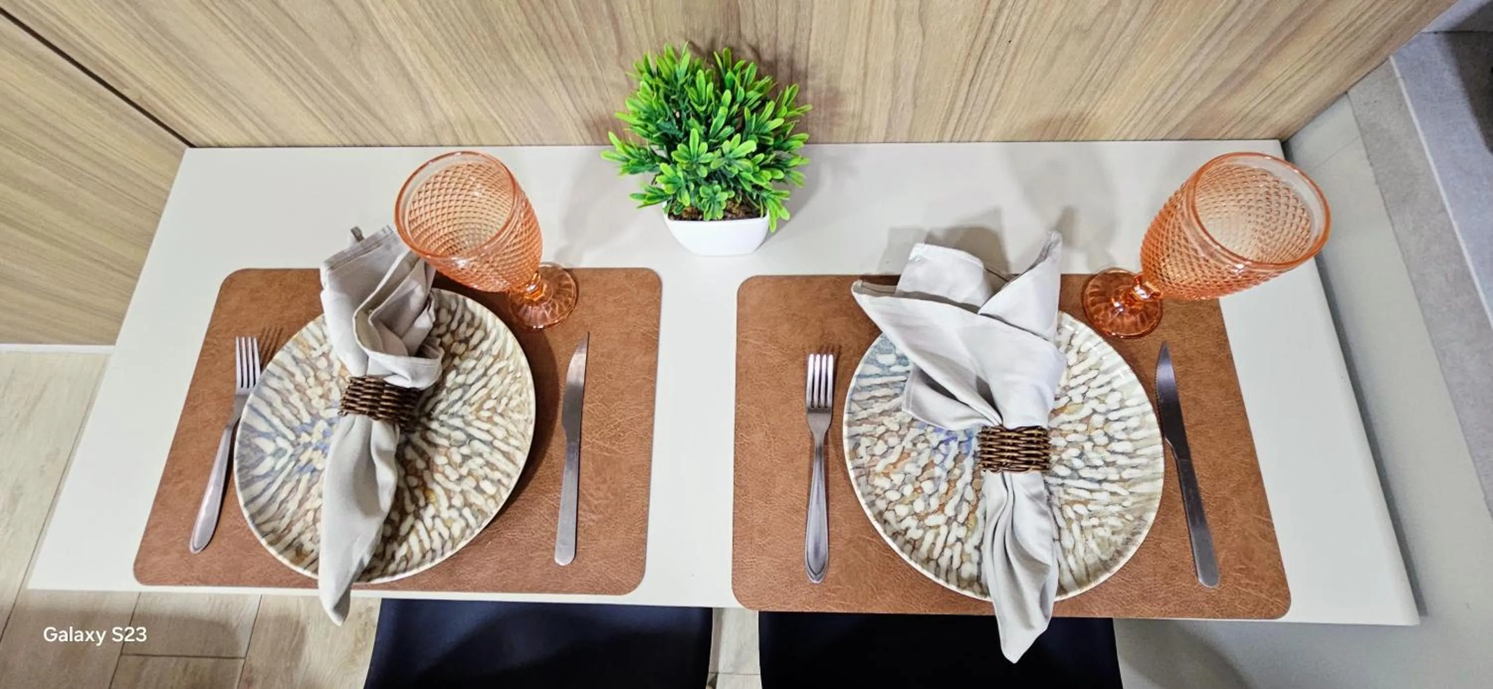 Dining area in Flats Bauten Cabo Branco